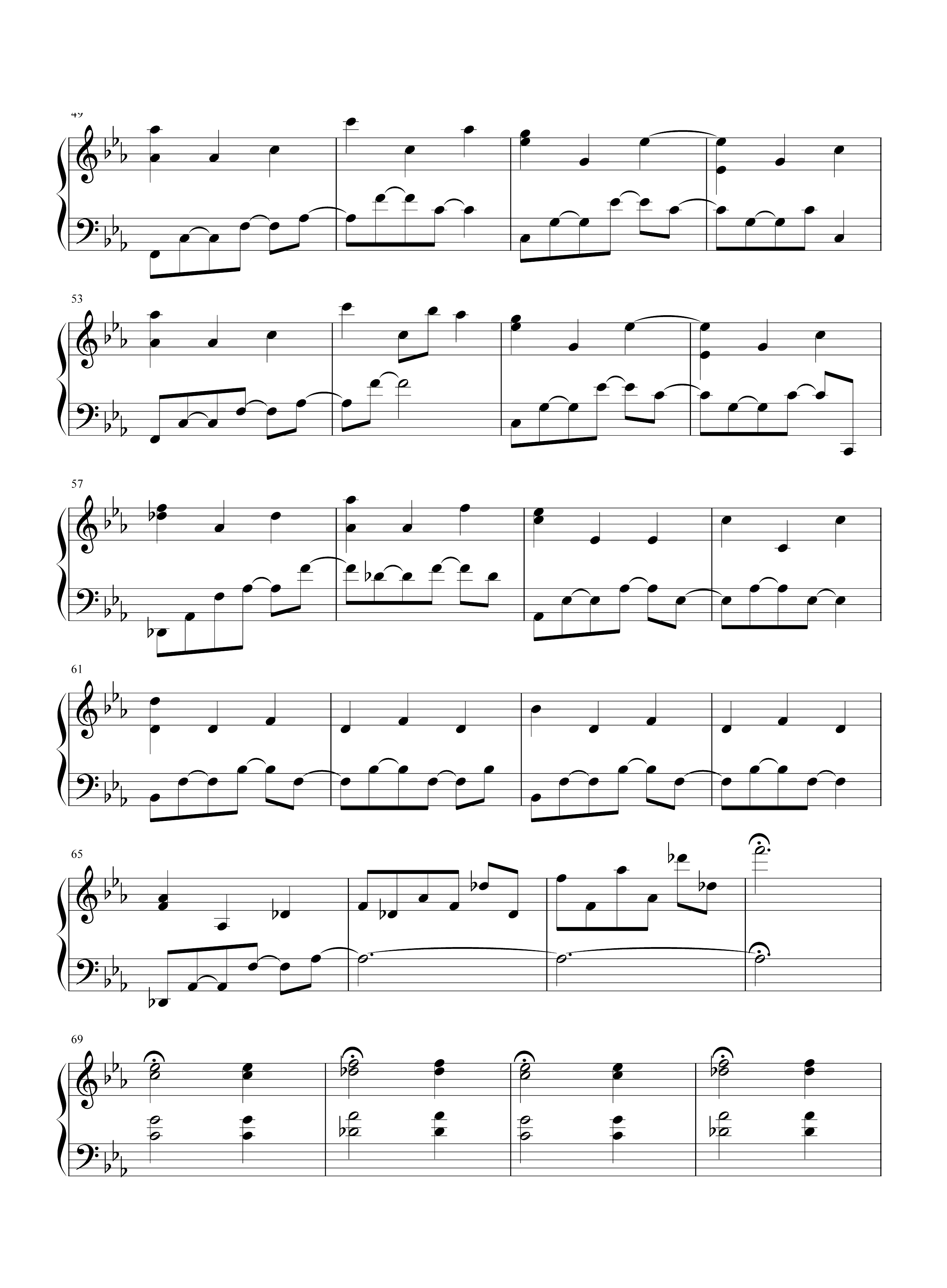 Waltz In C Minor-李闰珉钢琴谱3