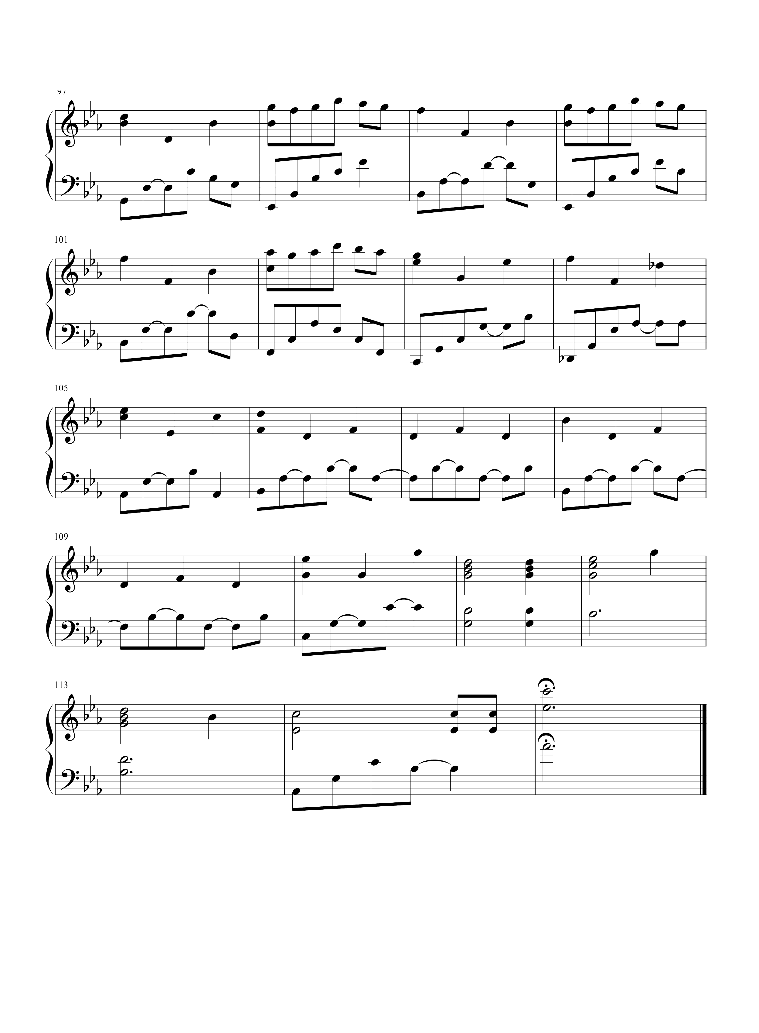 Waltz In C Minor-李闰珉钢琴谱5