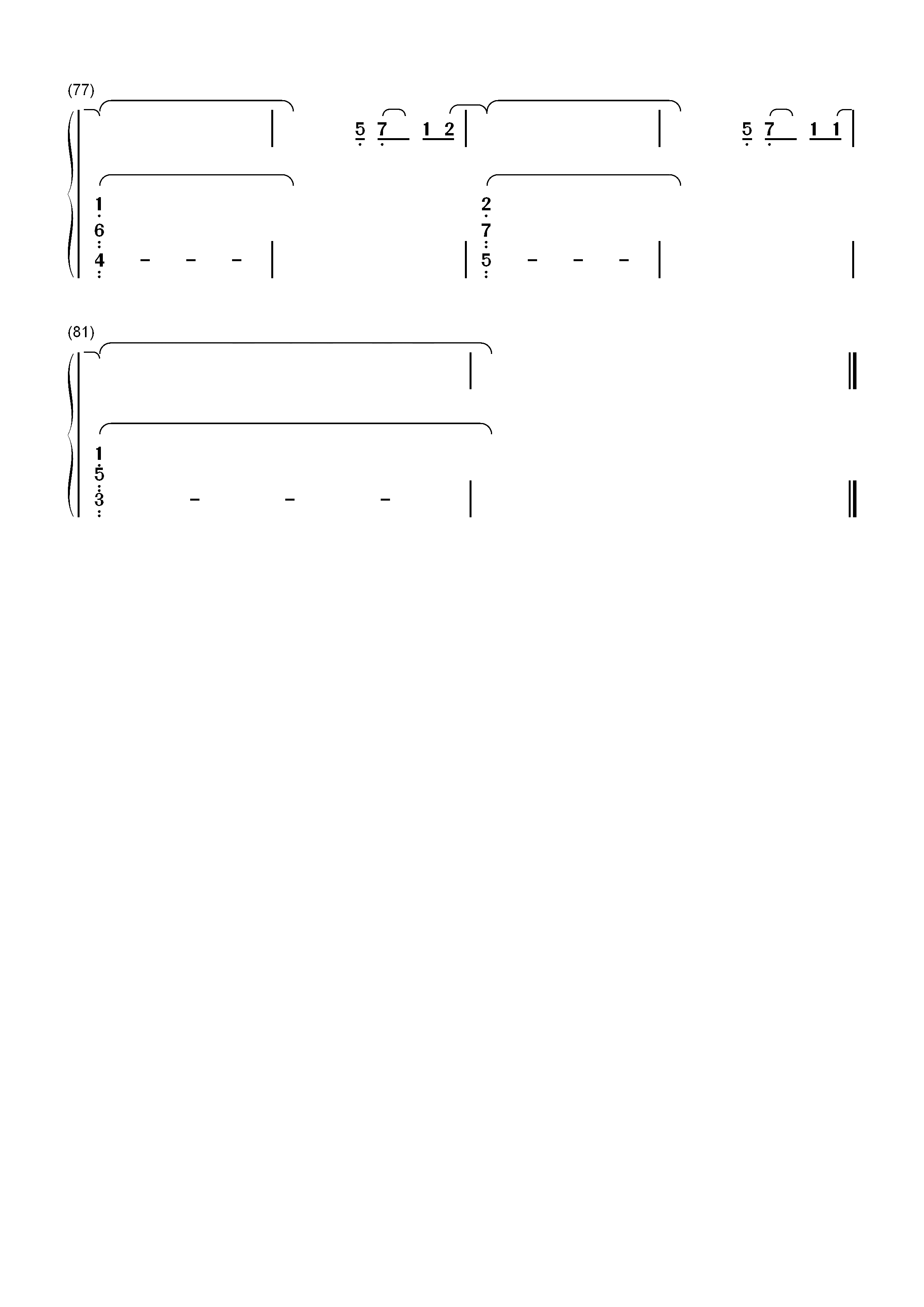 Baby（贾斯汀·比伯）双手简谱预览5