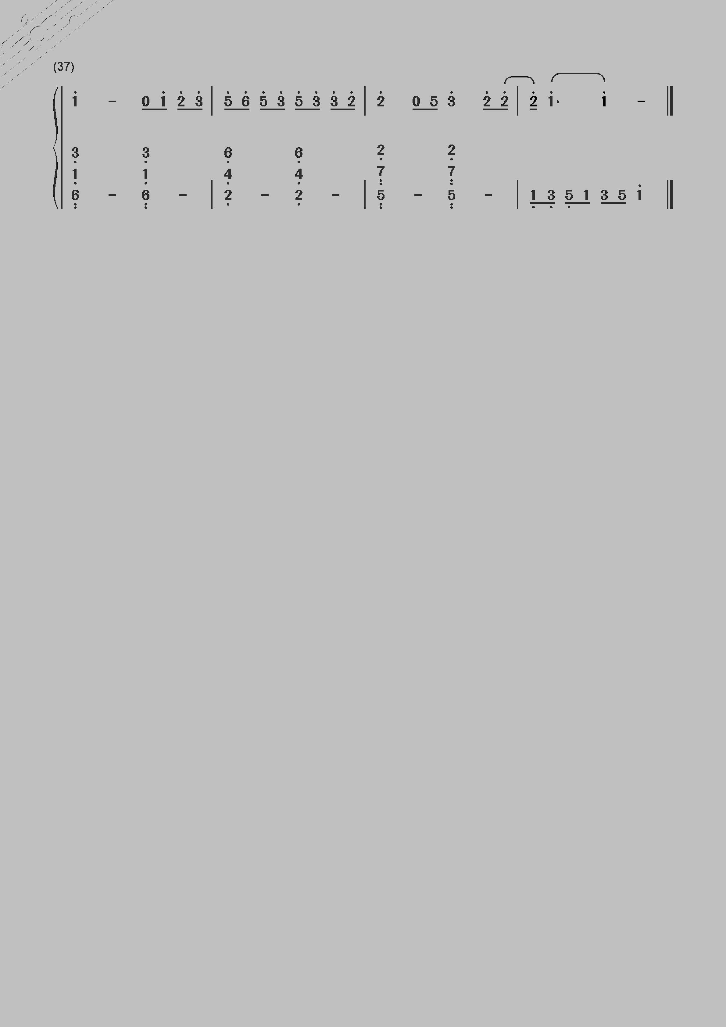 青花瓷简单版-EOP教学曲双手简谱预览3