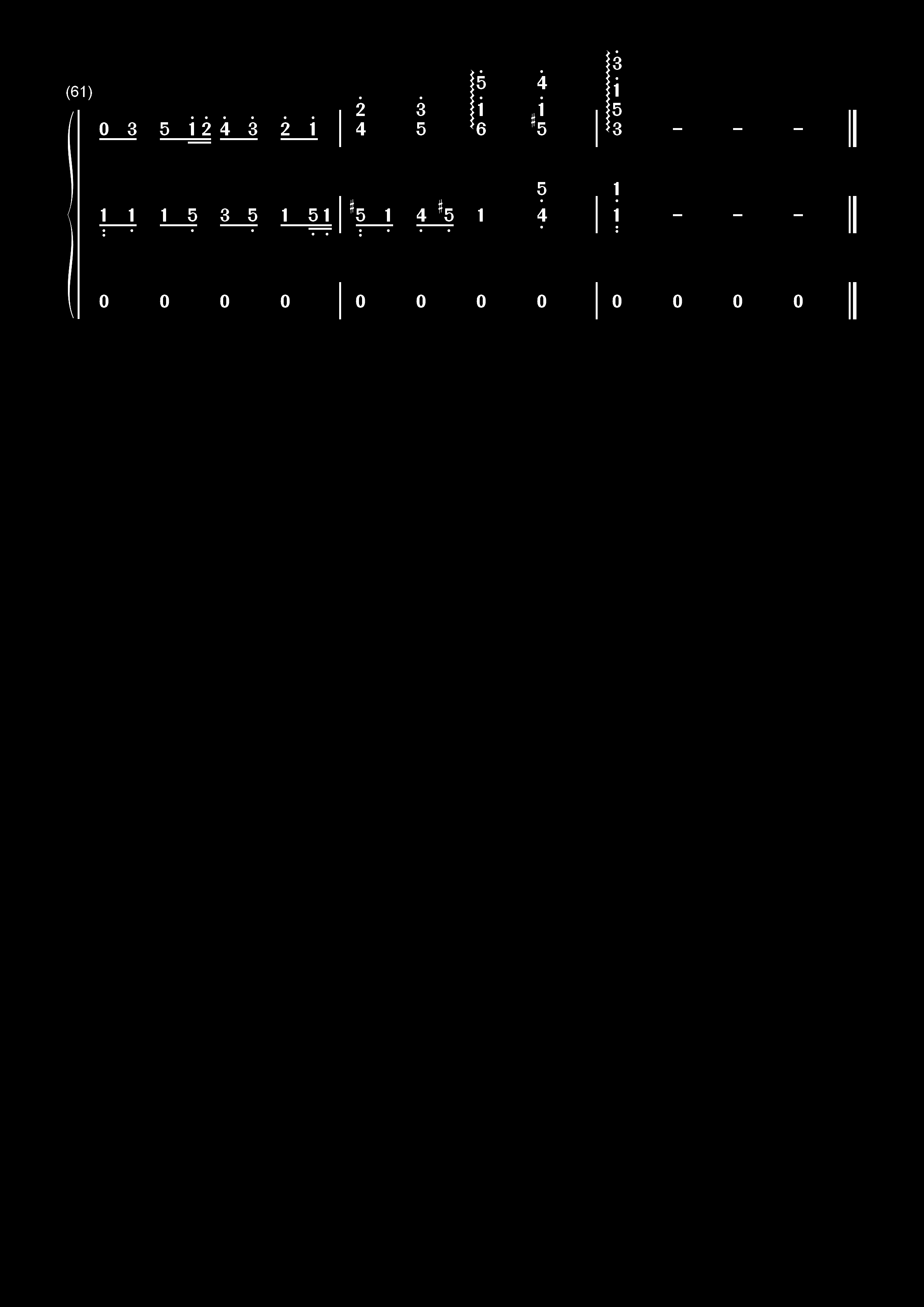 说好的幸福呢伴奏版-EOP教学曲双手简谱预览5