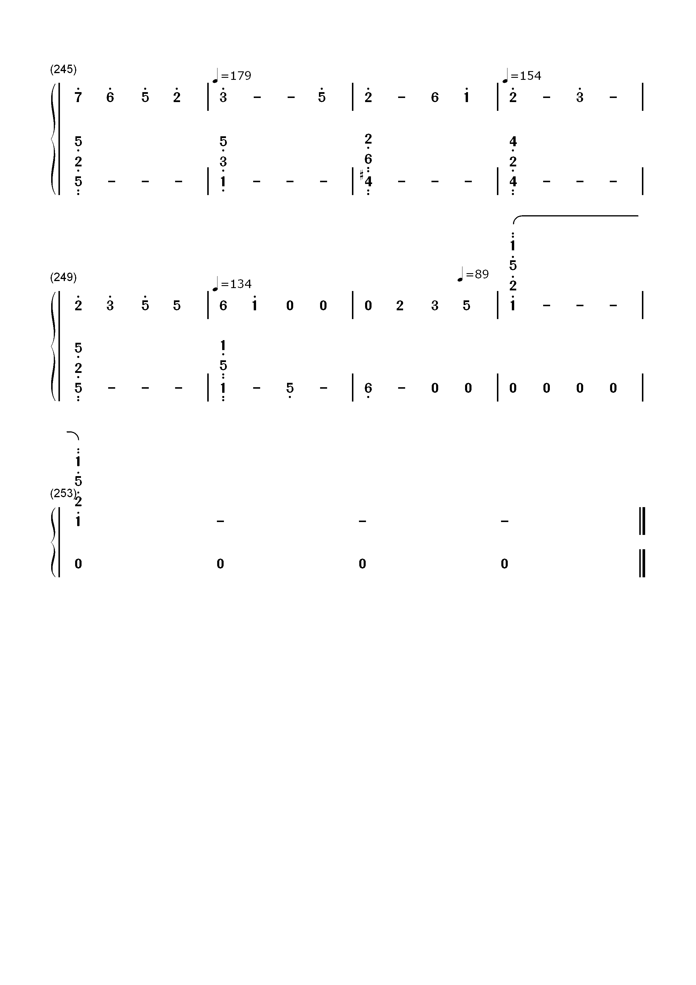 如诗般 宁静-EOP教学曲双手简谱预览10