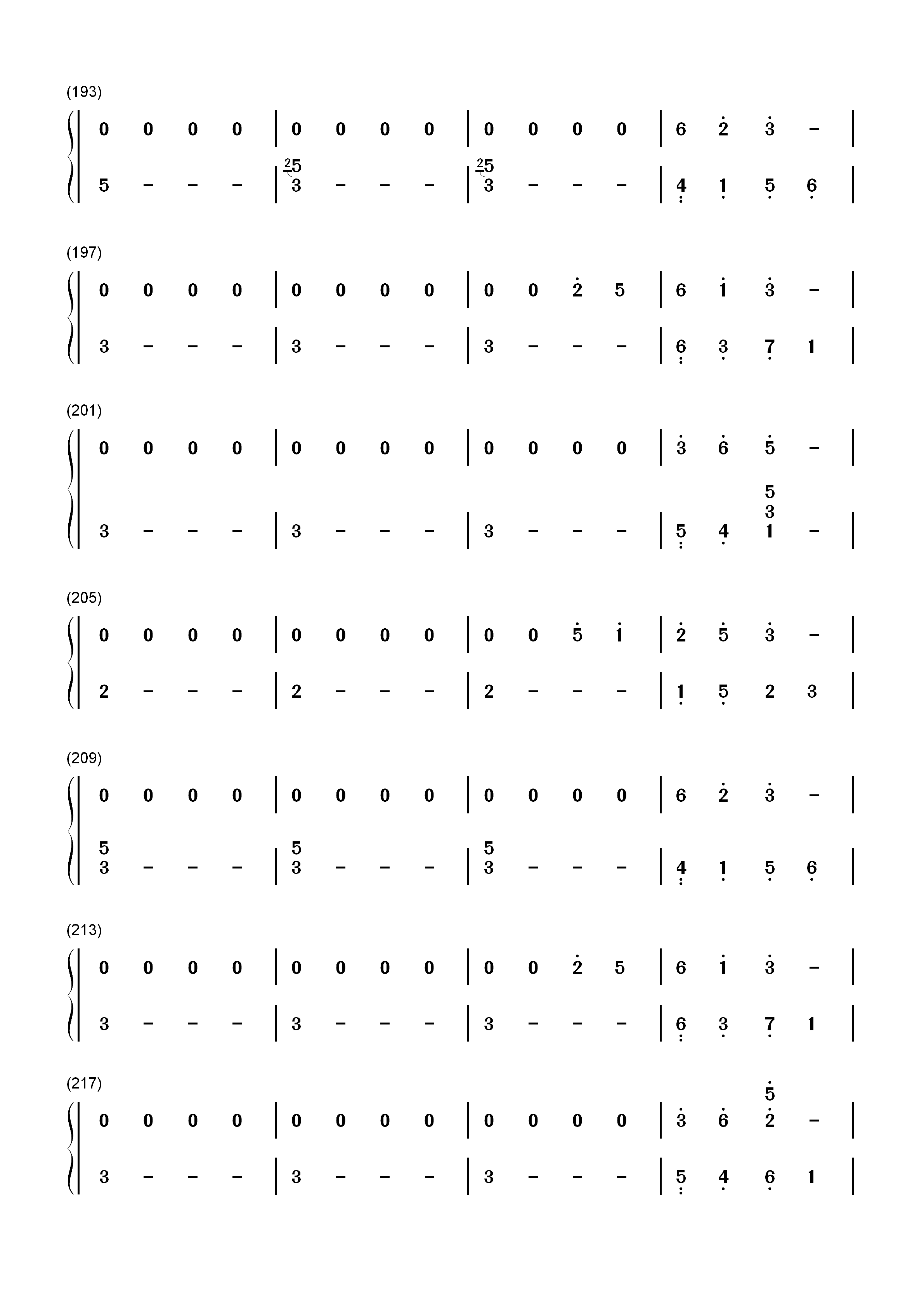 如诗般 宁静-EOP教学曲双手简谱预览8