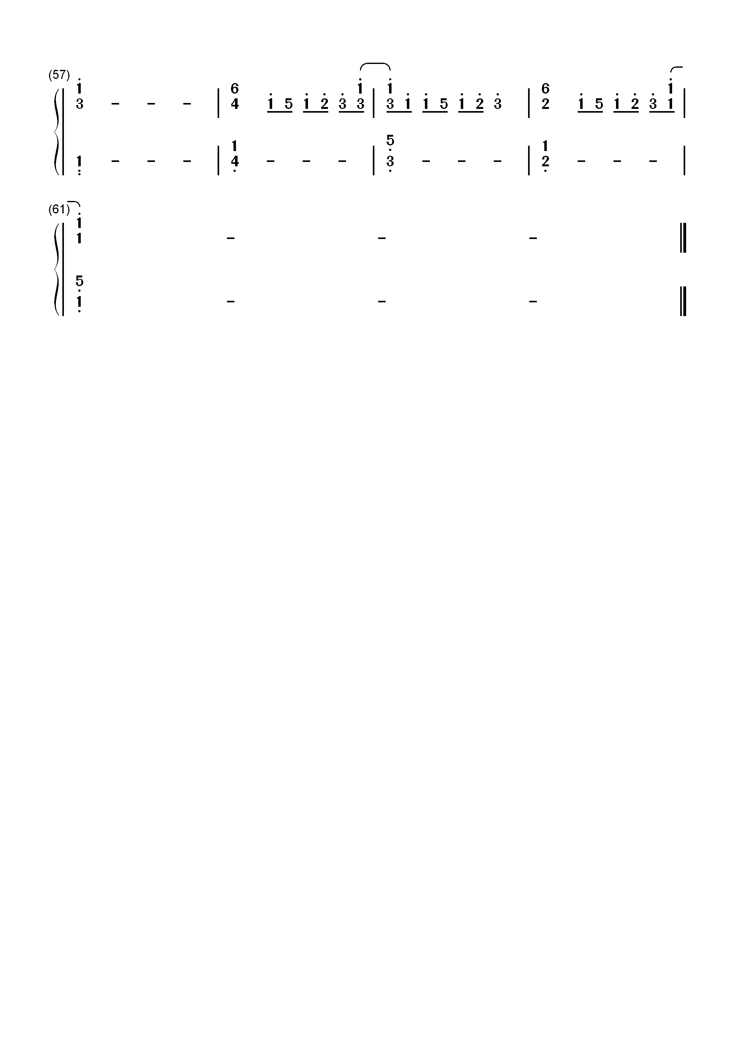 それは风のように-《CLANNAD》BGM- EOP教学曲双手简谱预览4