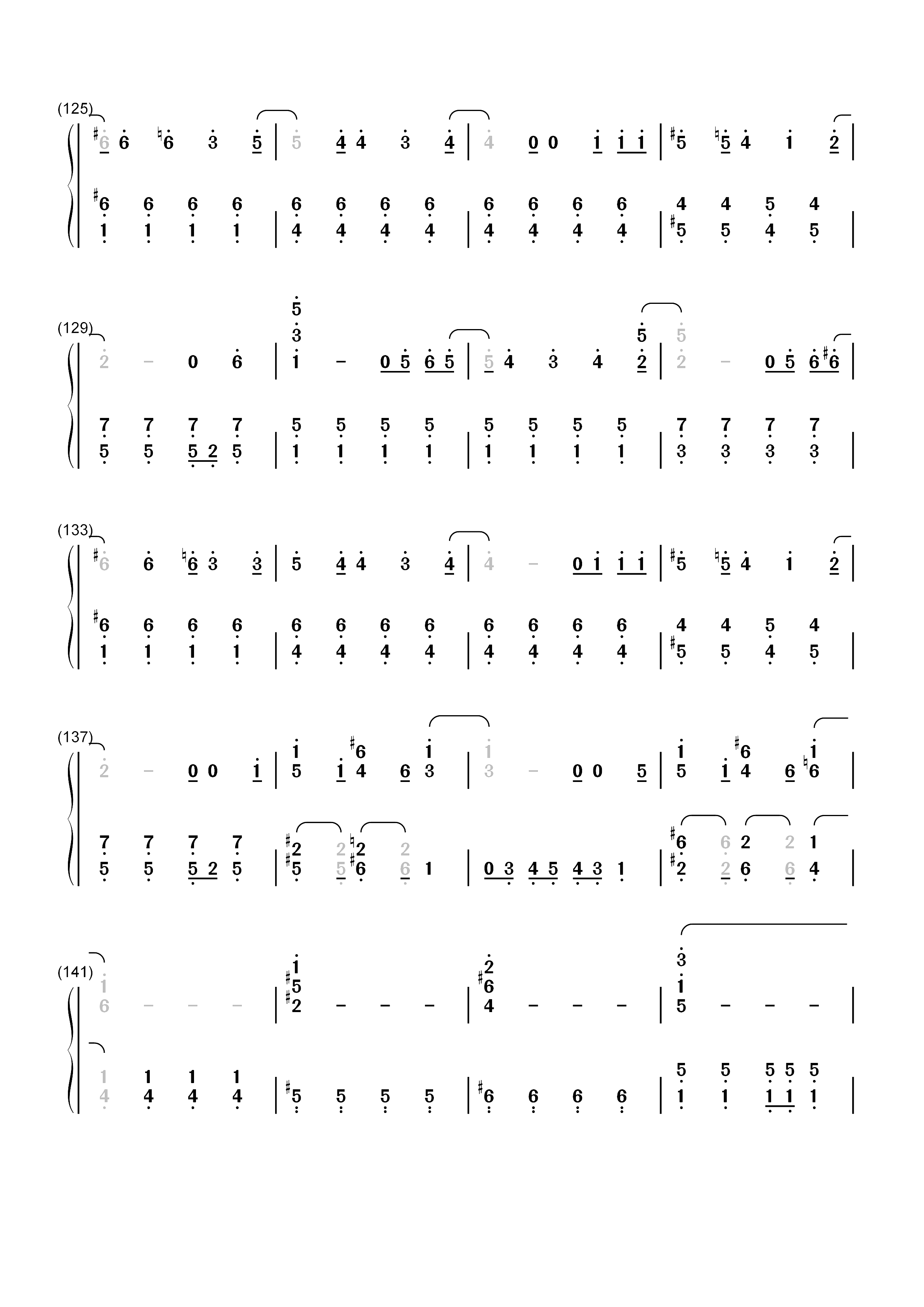 T.W.L-蜡笔小新OP14双手简谱预览7