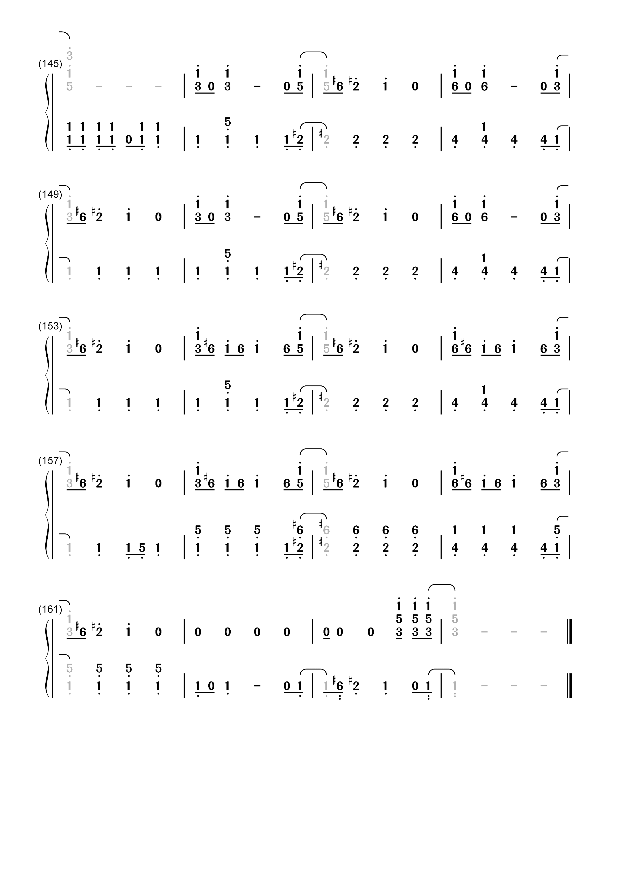 T.W.L-蜡笔小新OP14双手简谱预览8