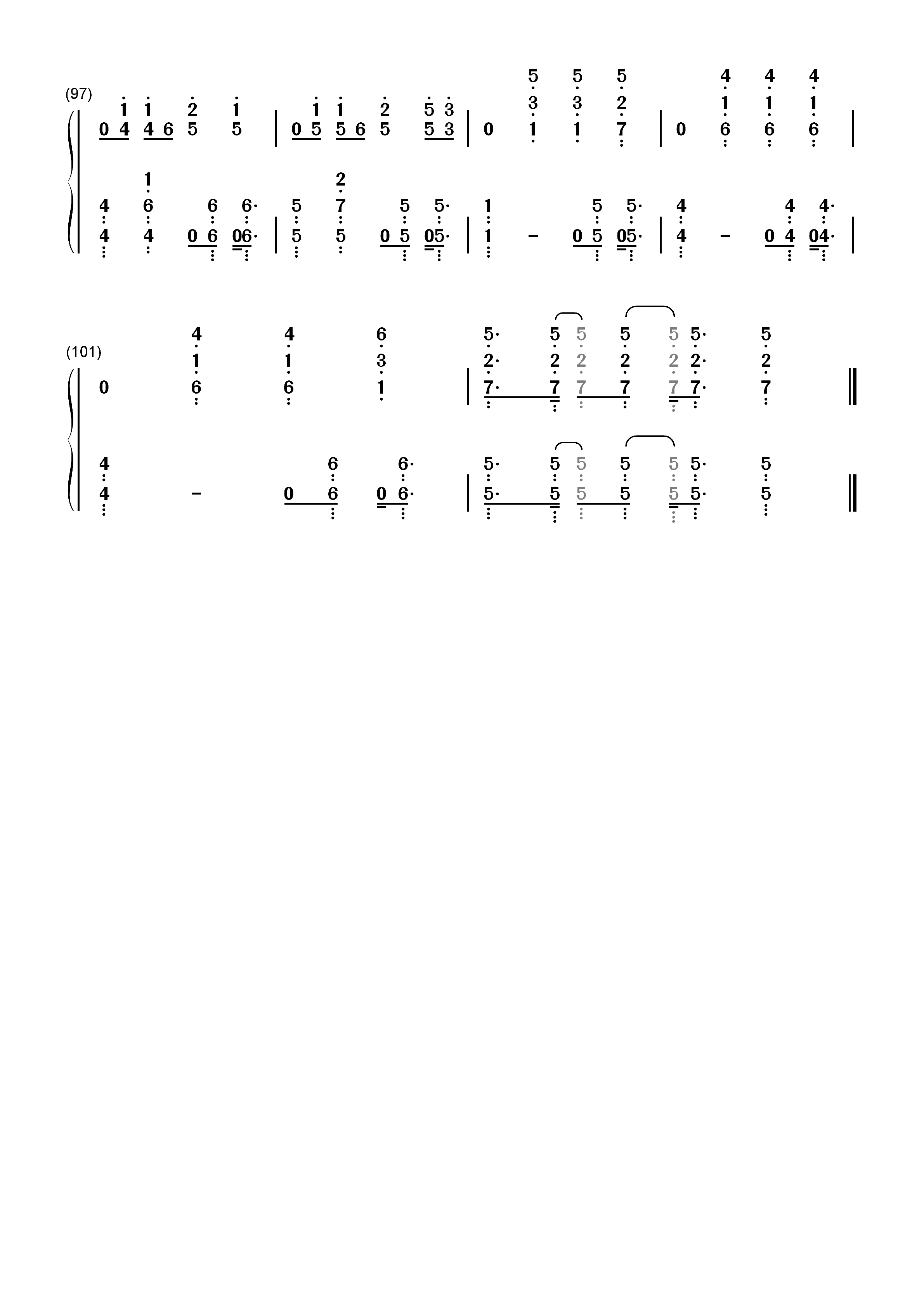 22-Taylor Swift双手简谱预览6