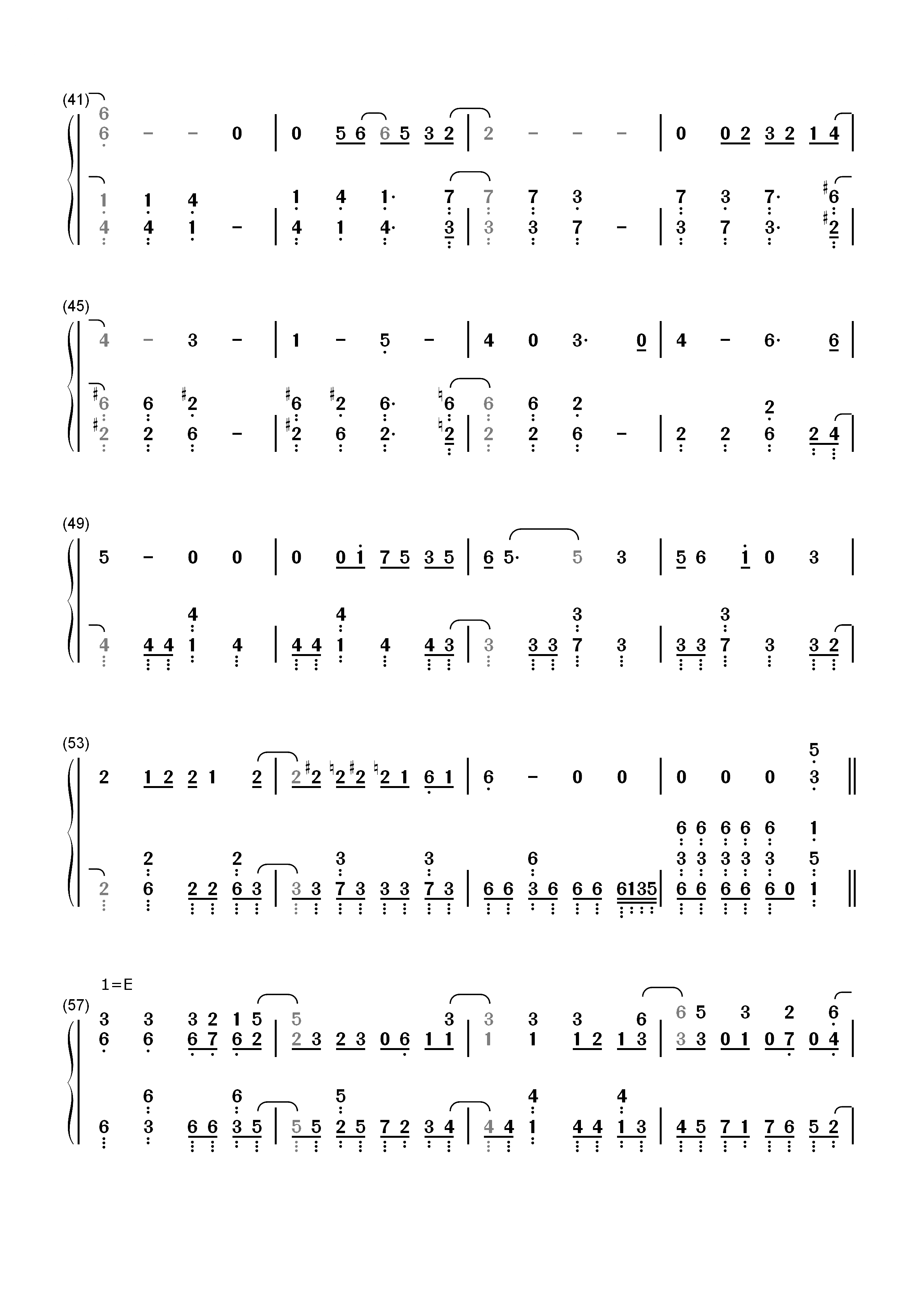 チルドレンレコード -IA（じん）双手简谱预览3