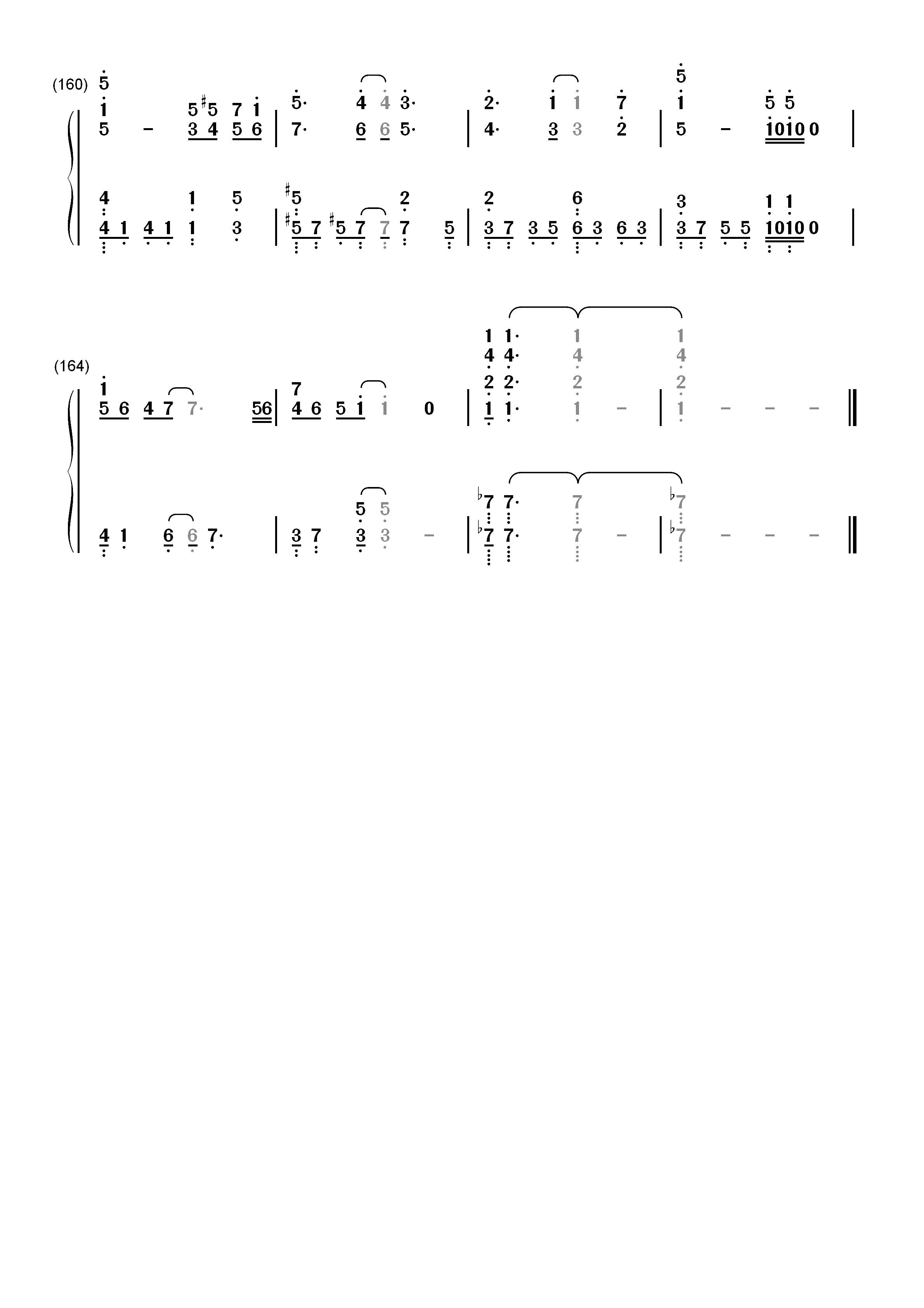 ハルウタ-名侦探柯南 第十一名王牌前锋主题曲双手简谱预览10