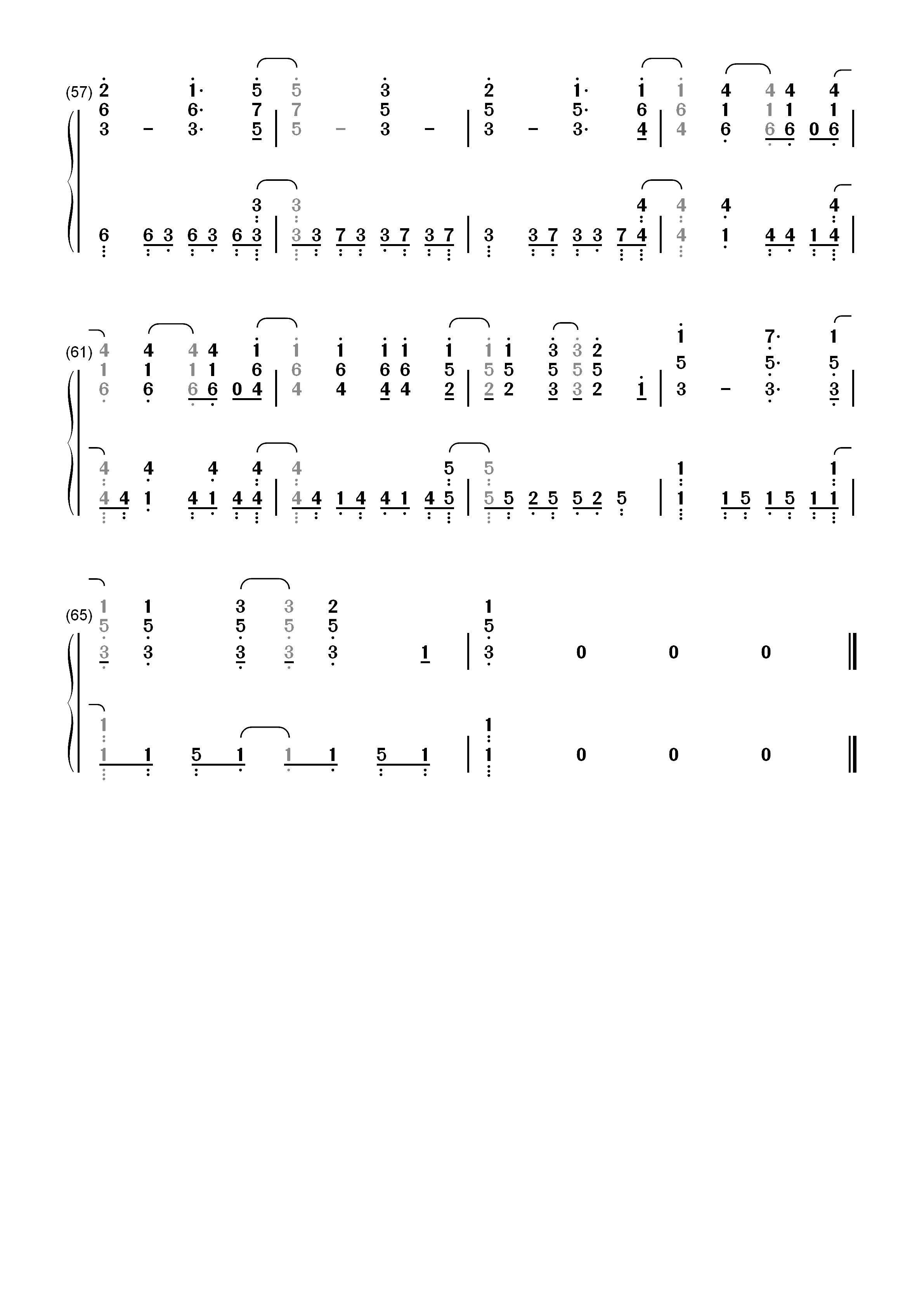 CHU-BURA-死神OP8双手简谱预览4