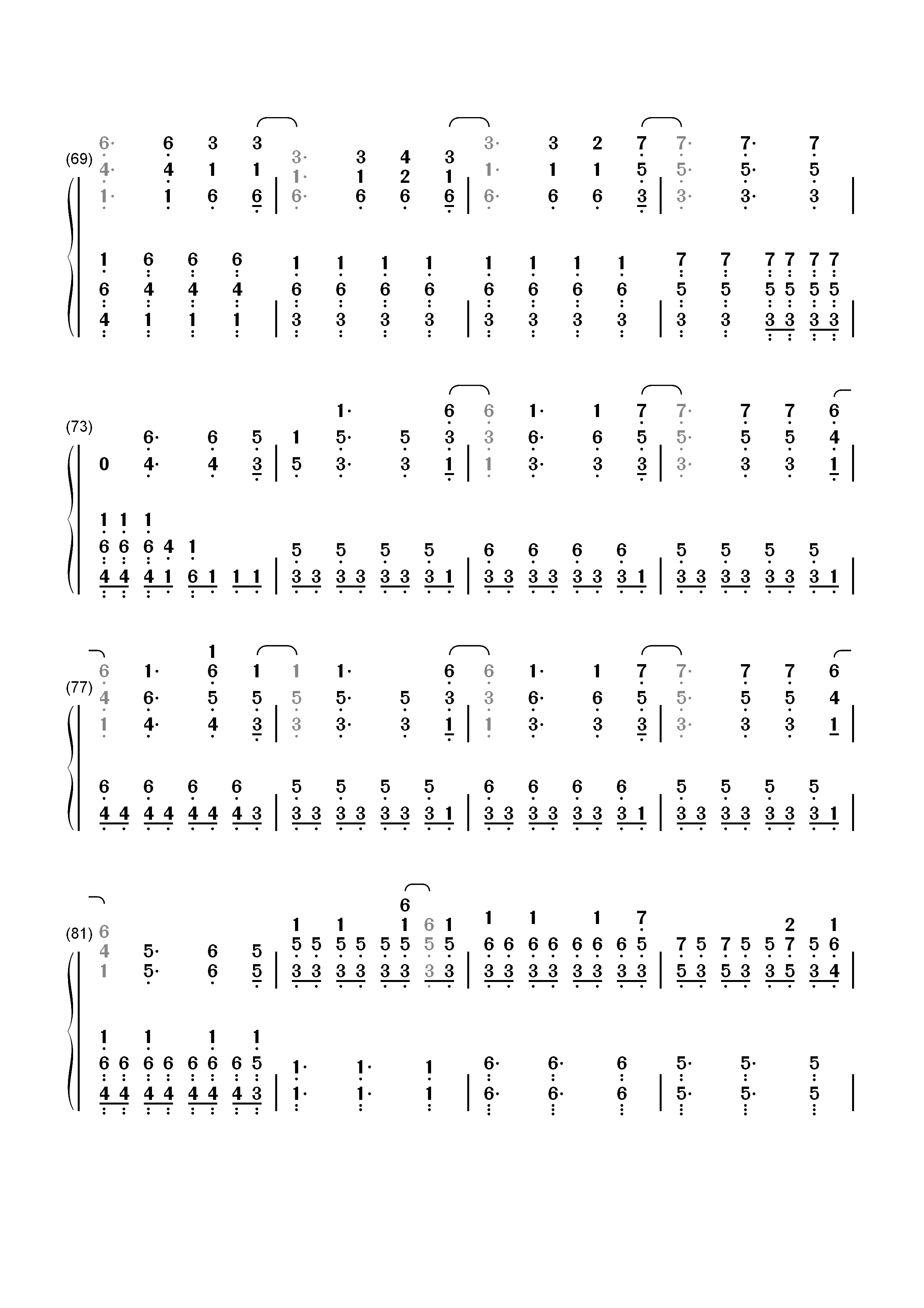 Another Love-Tom Odell双手简谱预览5