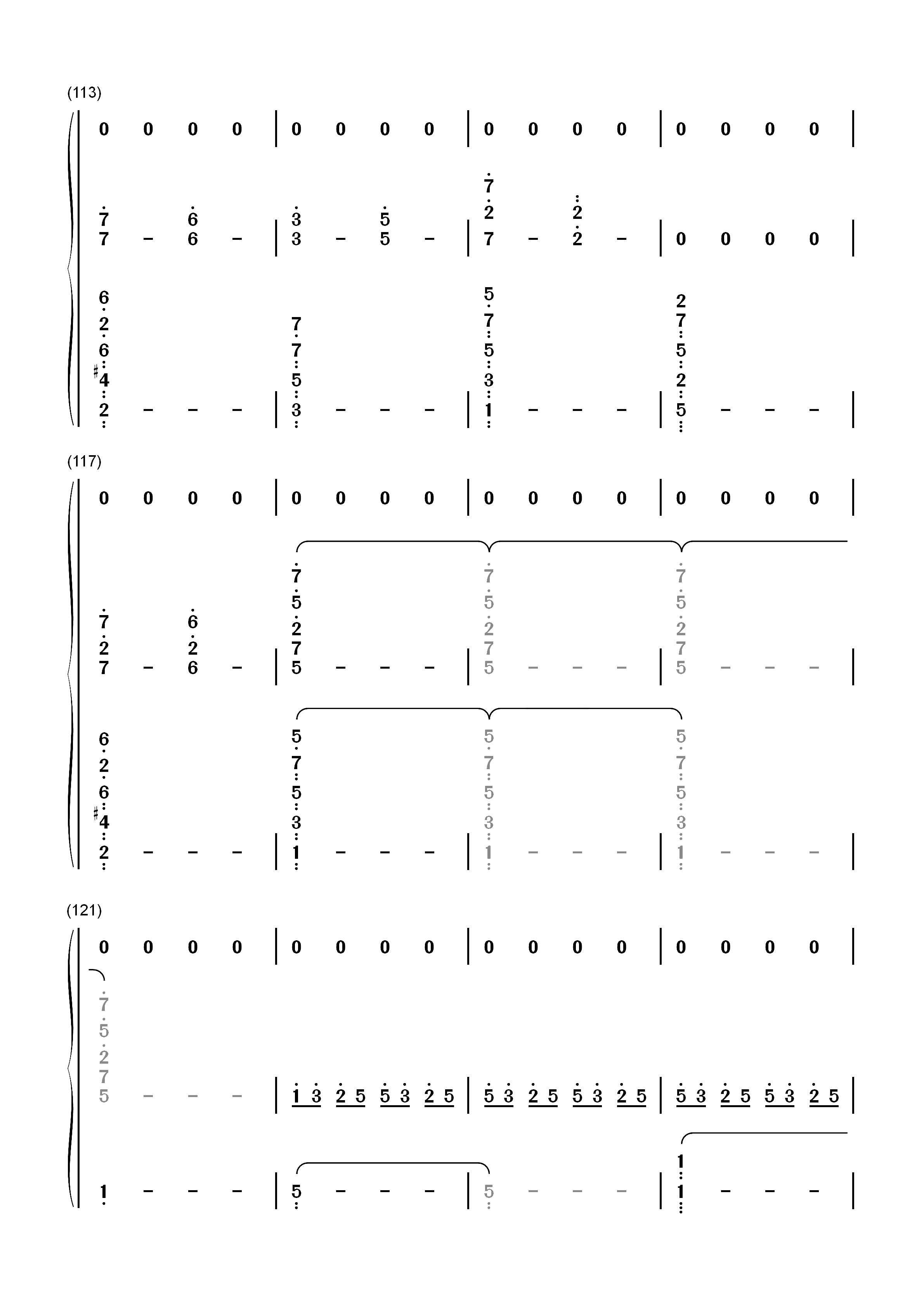 七つの海を渡る风のように-名侦探柯南 绀碧之棺主题曲双手简谱预览11