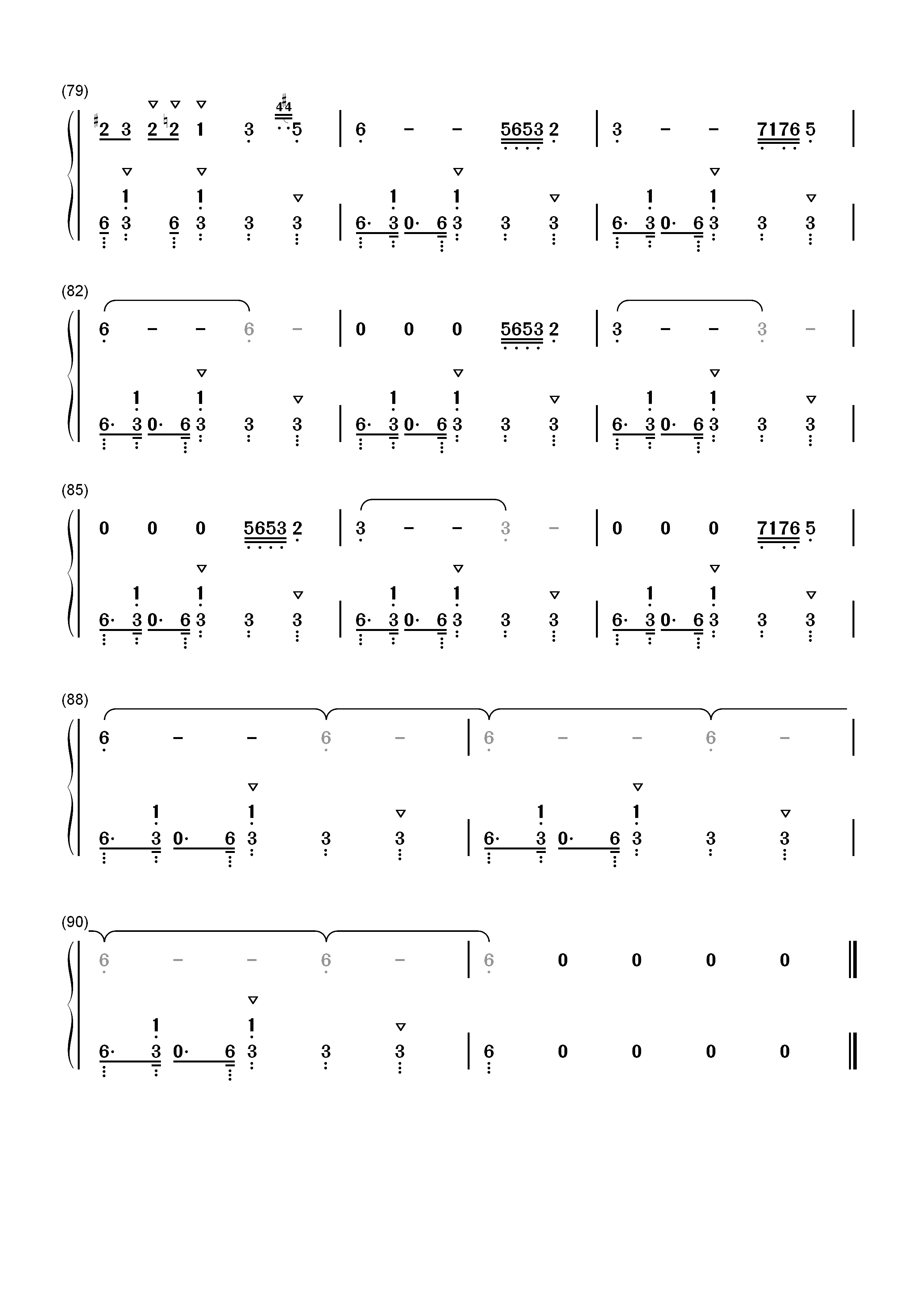 Take Five-Paul Desmond双手简谱预览6