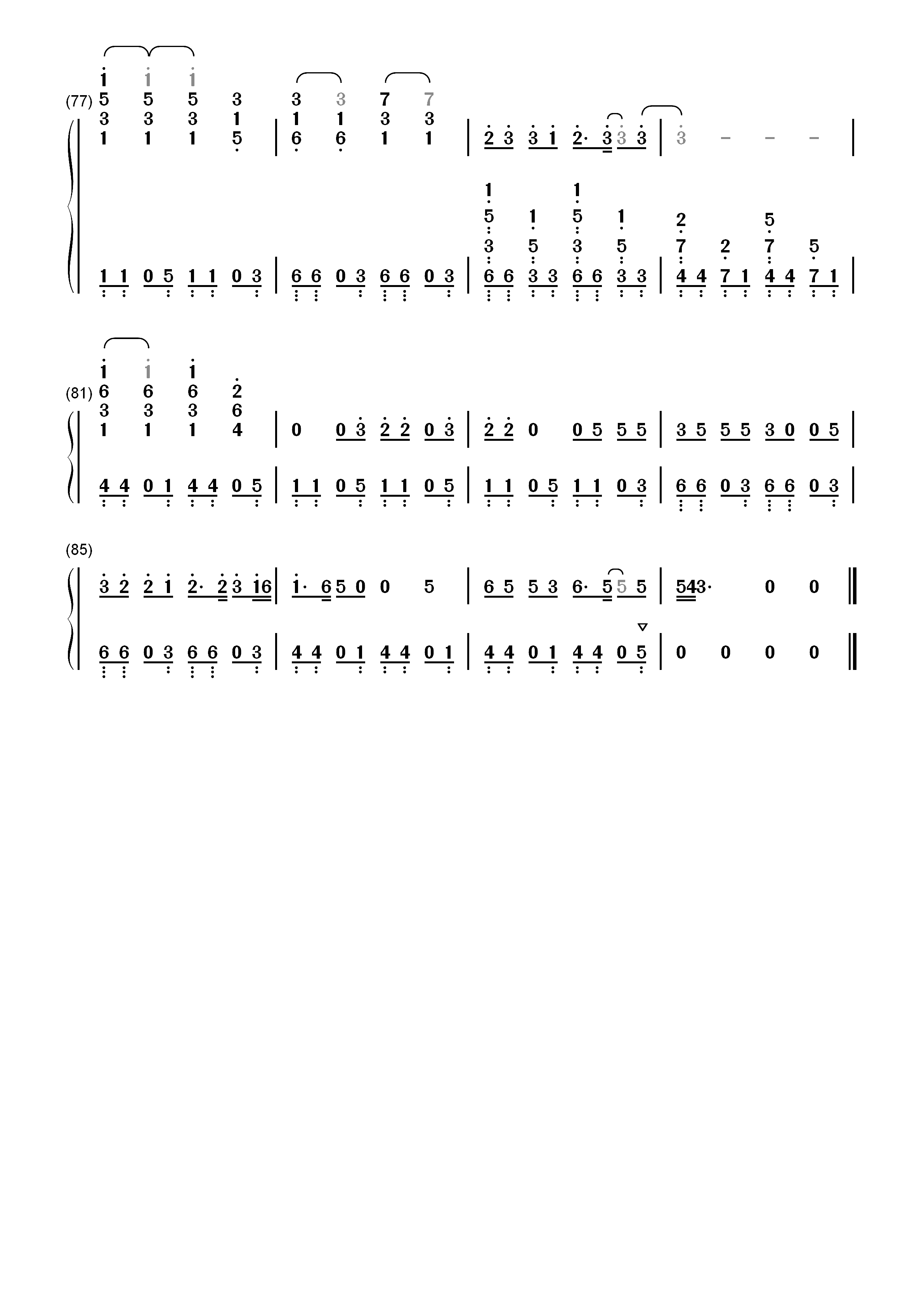 Only Love Can Hurt Like This-Paloma Faith双手简谱预览5