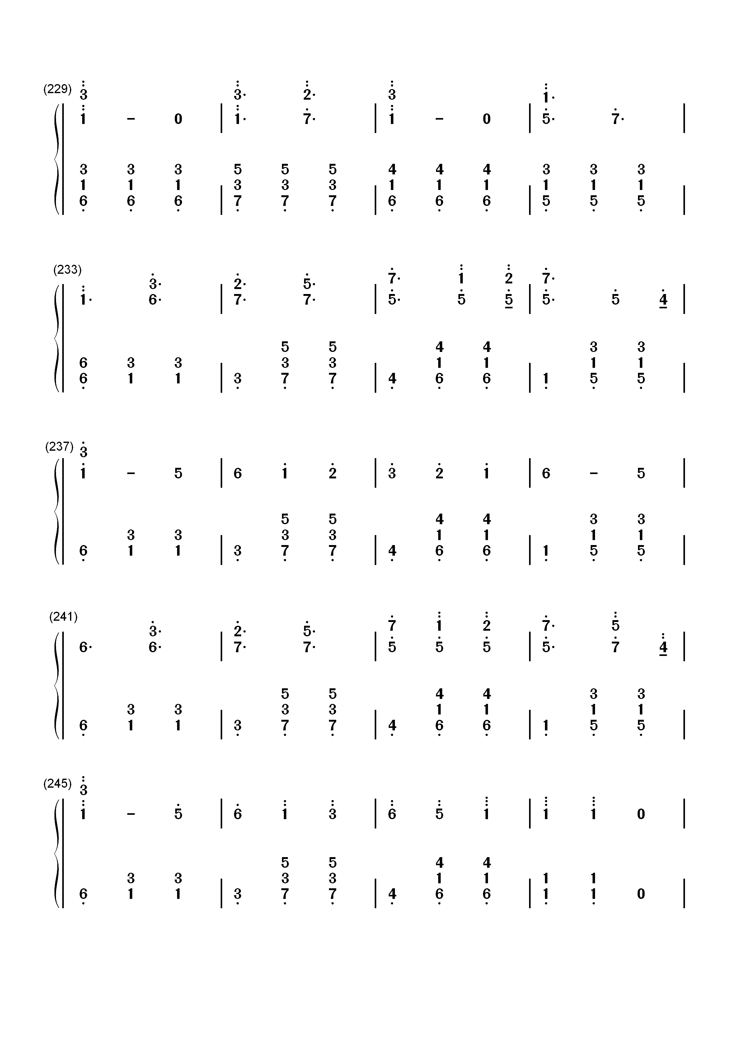 戏言スピーカー-戏言Speaker双手简谱预览12