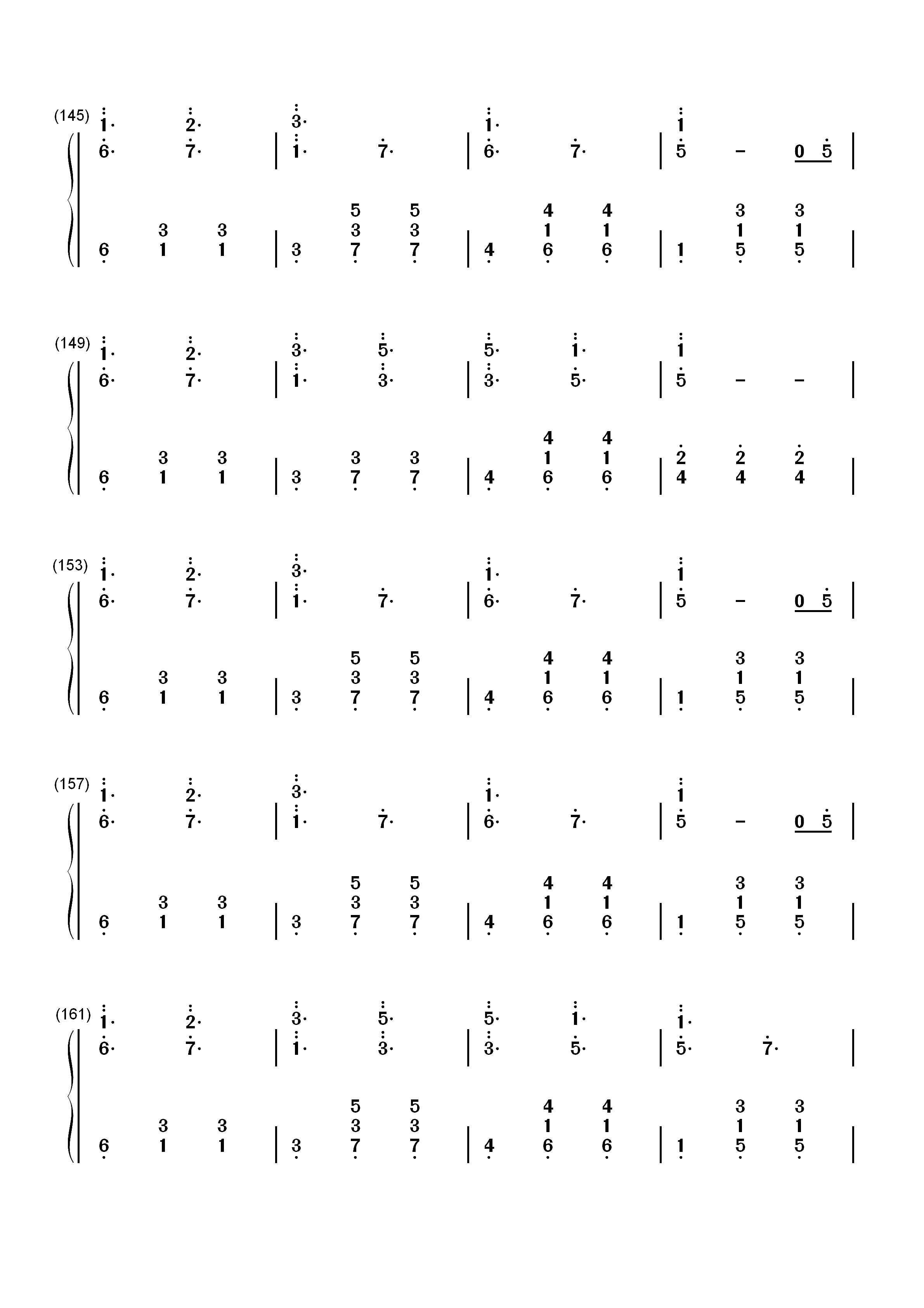 戏言スピーカー-戏言Speaker双手简谱预览8