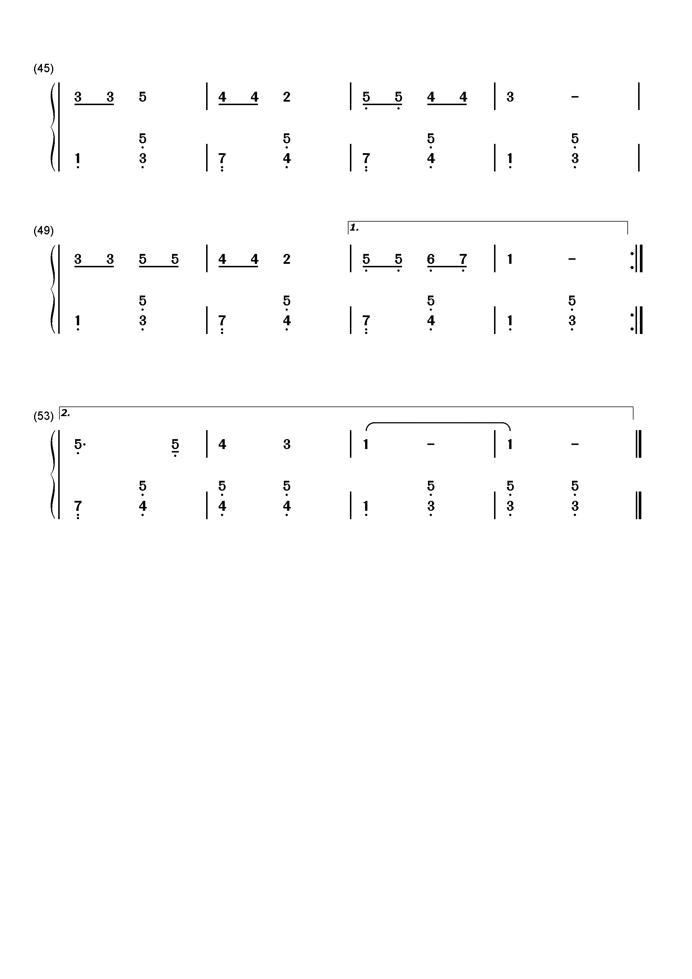 七色光-徐锡宜双手简谱预览3