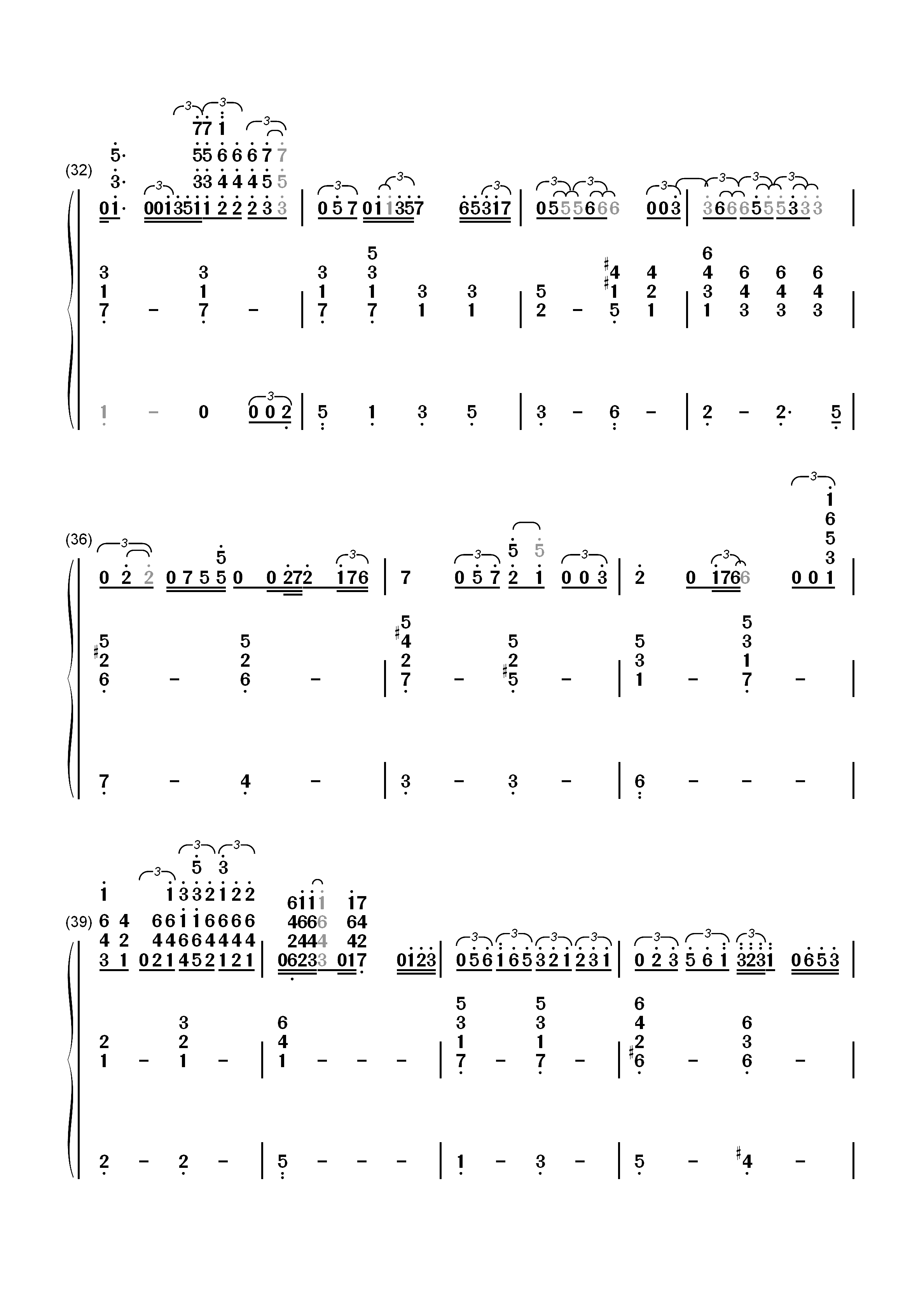 My Foolish Heart-Bill Evans双手简谱预览4