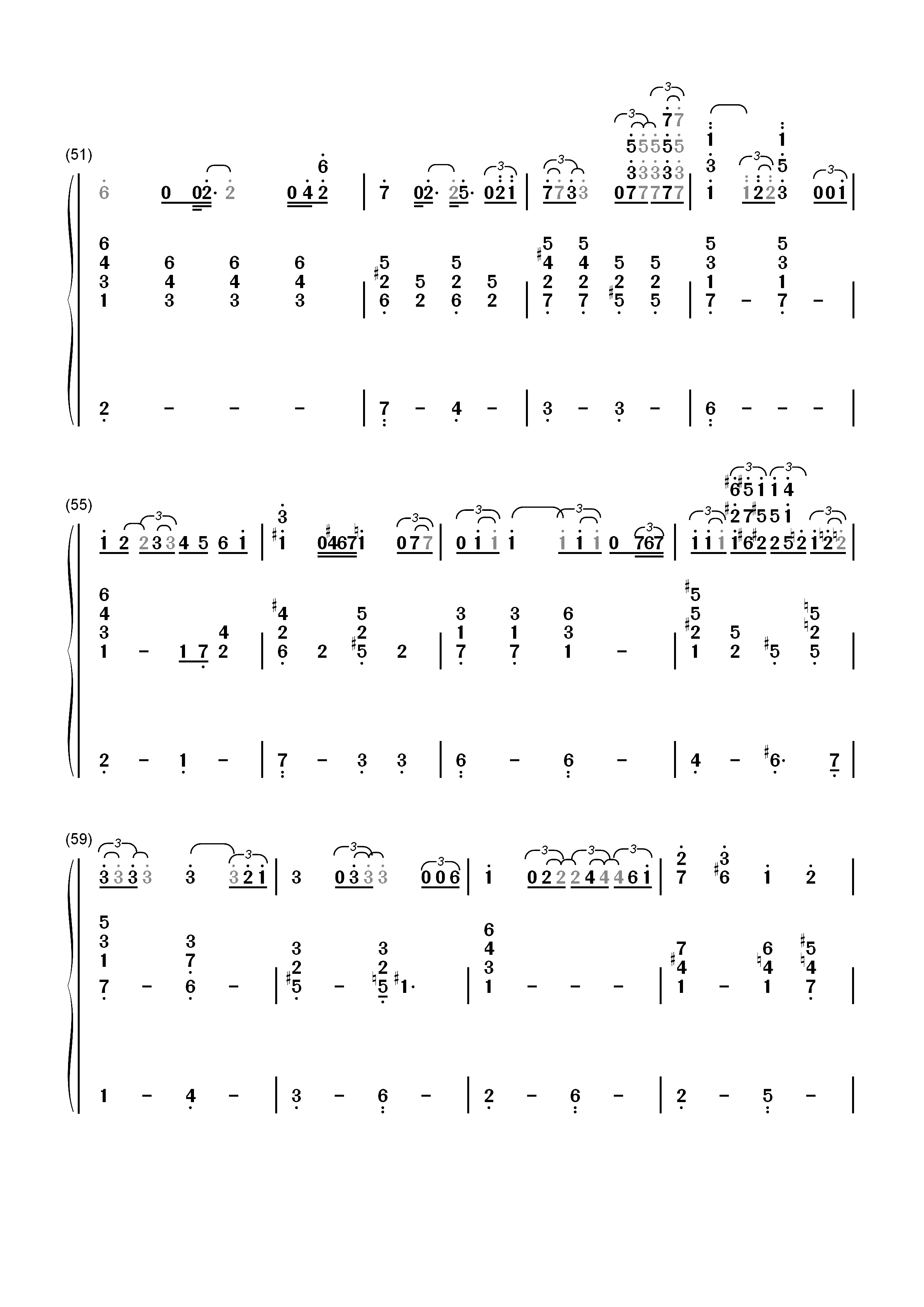 My Foolish Heart-Bill Evans双手简谱预览6