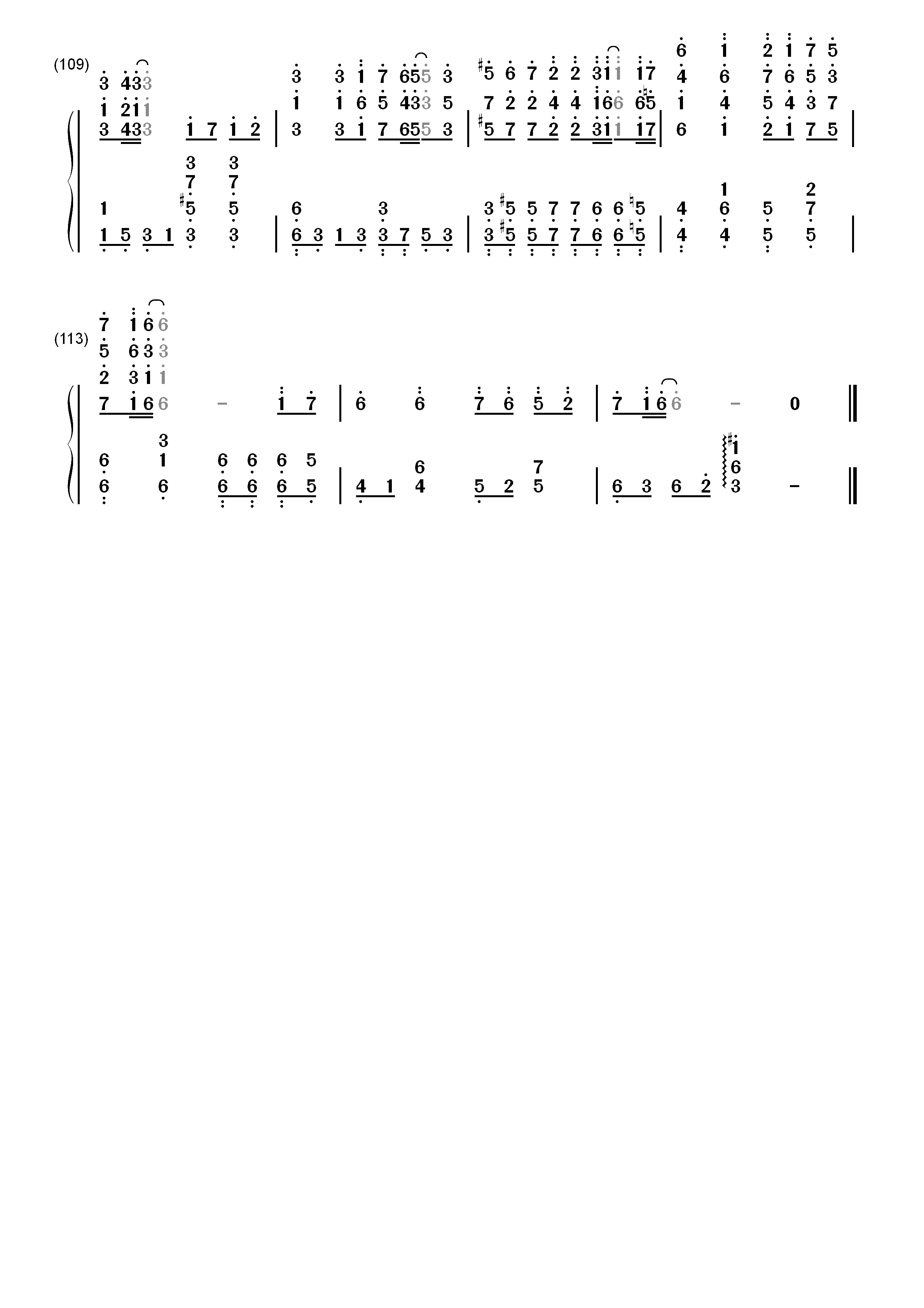 LEVEL5-judgelight--科学超电磁炮OP2双手简谱预览7