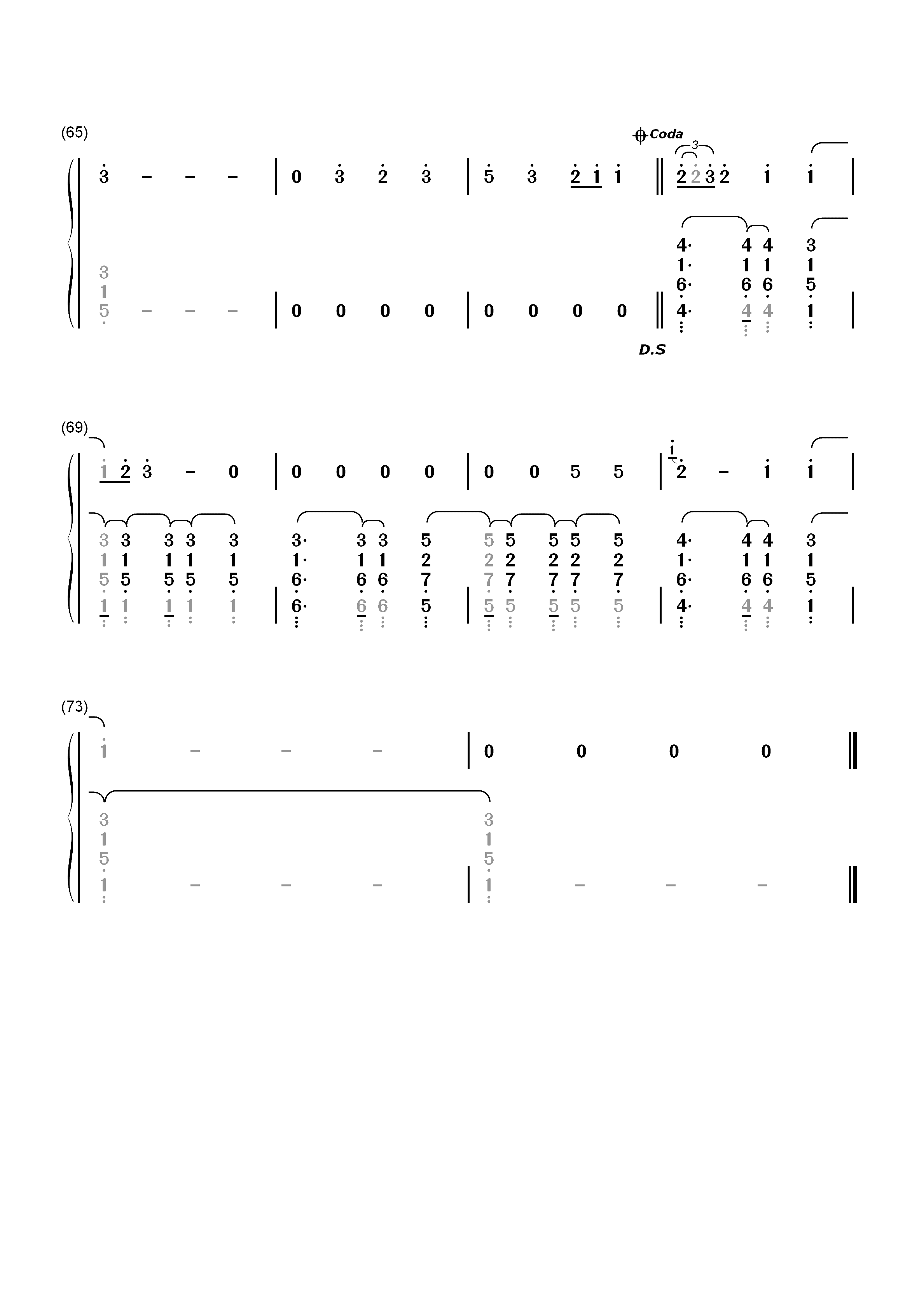 Aftertaste-Shawn Mendes双手简谱预览5