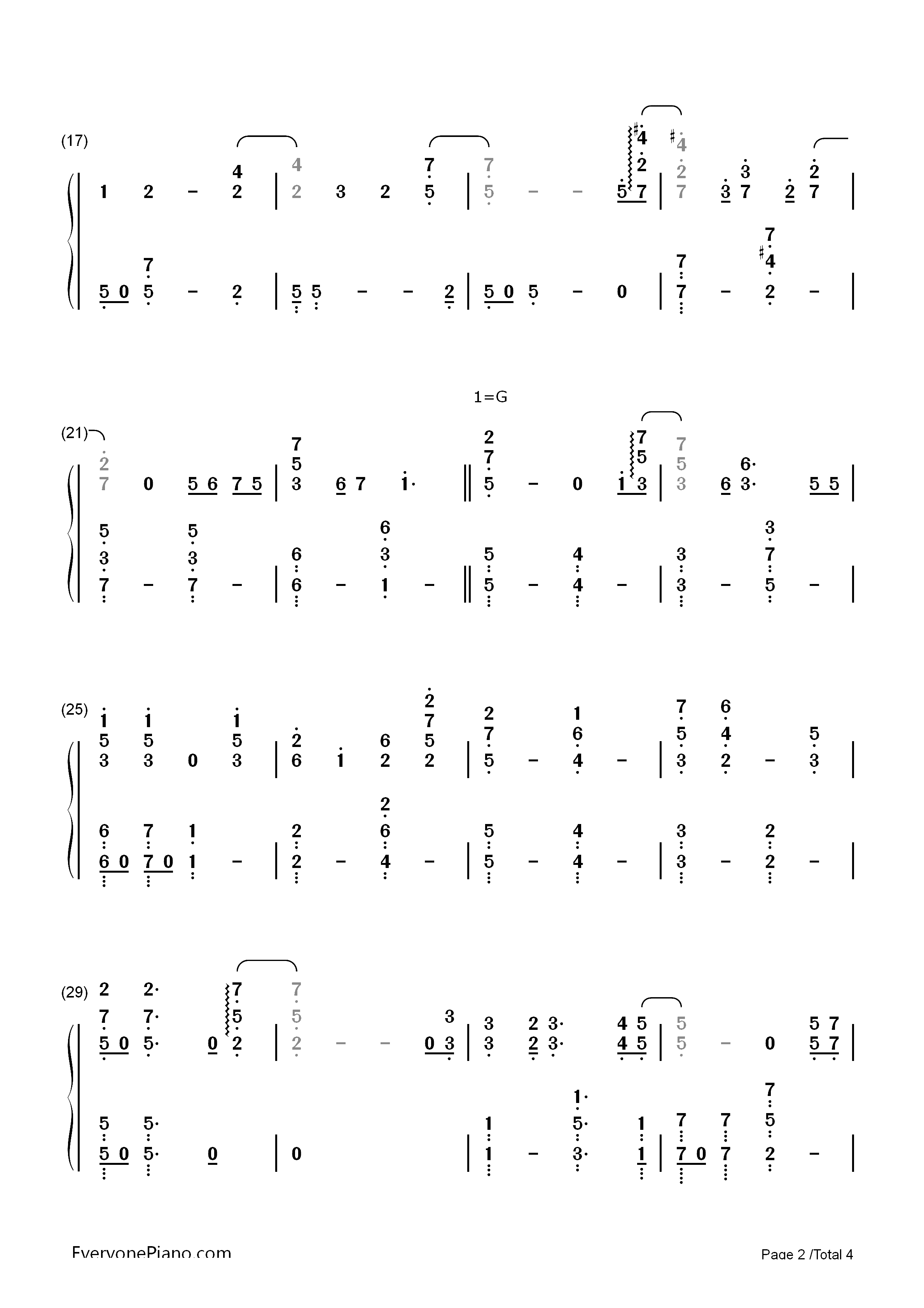 結露-Ketsuro-迷家ED双手简谱预览2