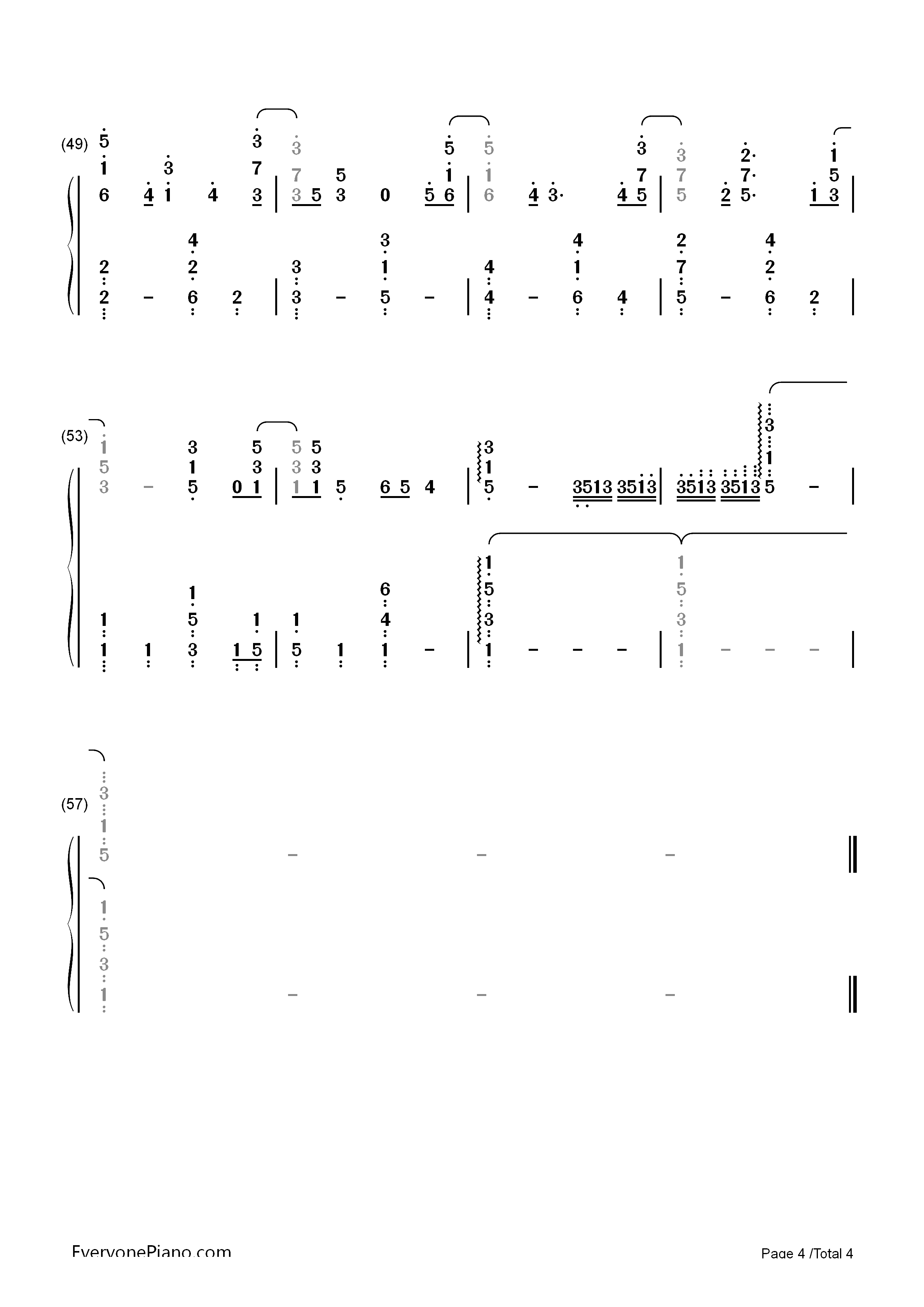 結露-Ketsuro-迷家ED双手简谱预览4