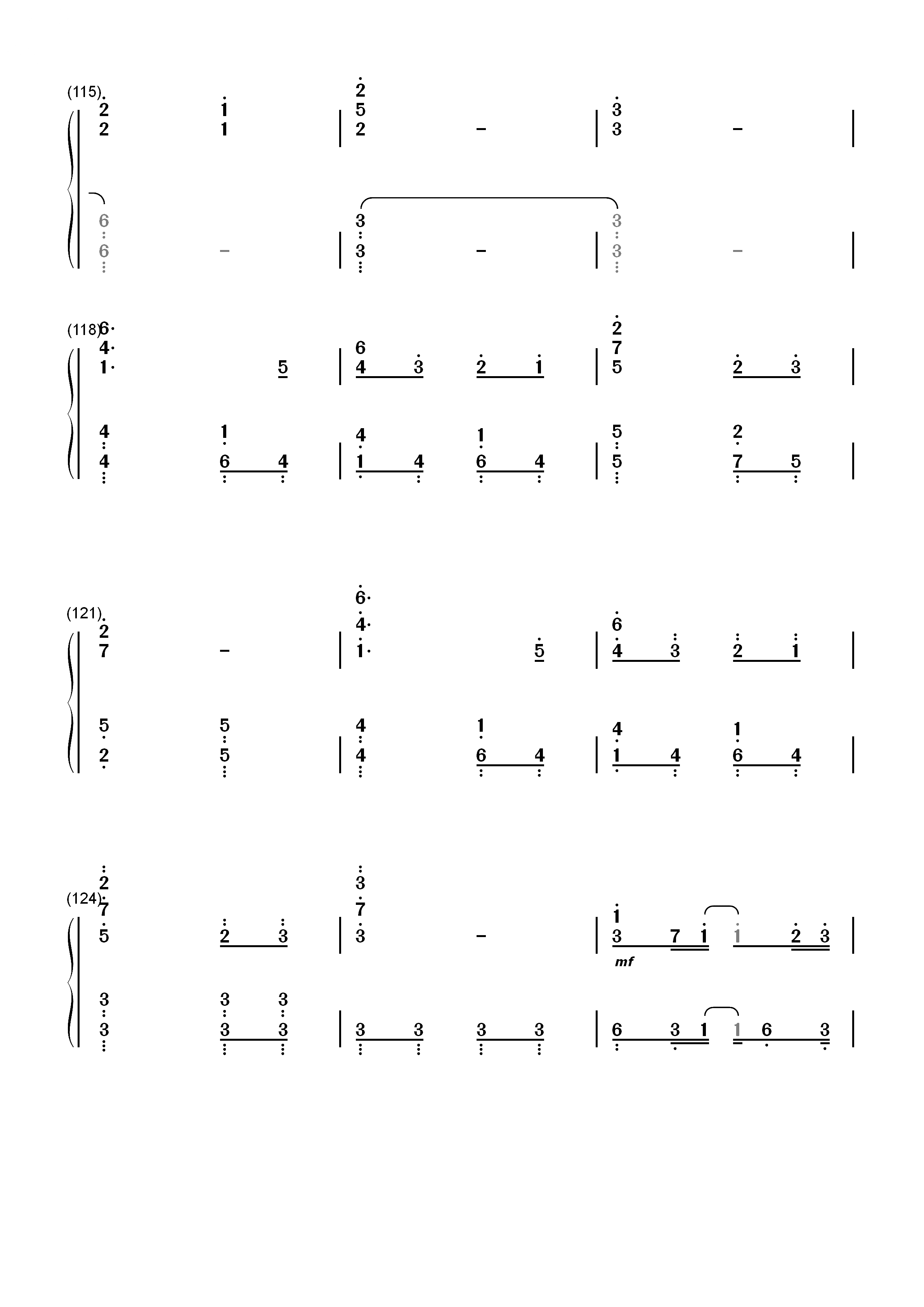 セツナドライブ-IA双手简谱预览11