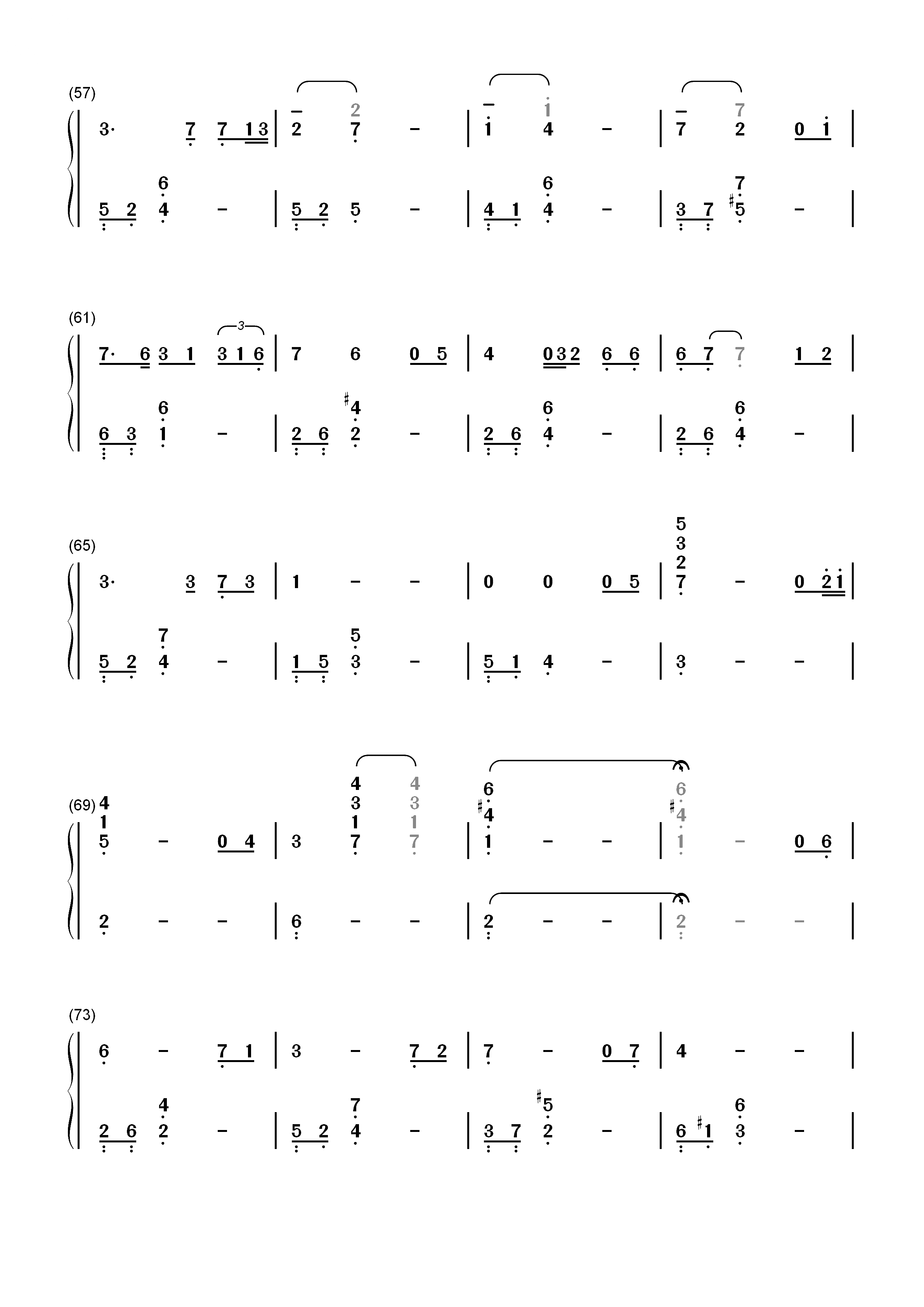 Amar Pelos Dois-Salvador Sobral双手简谱预览4