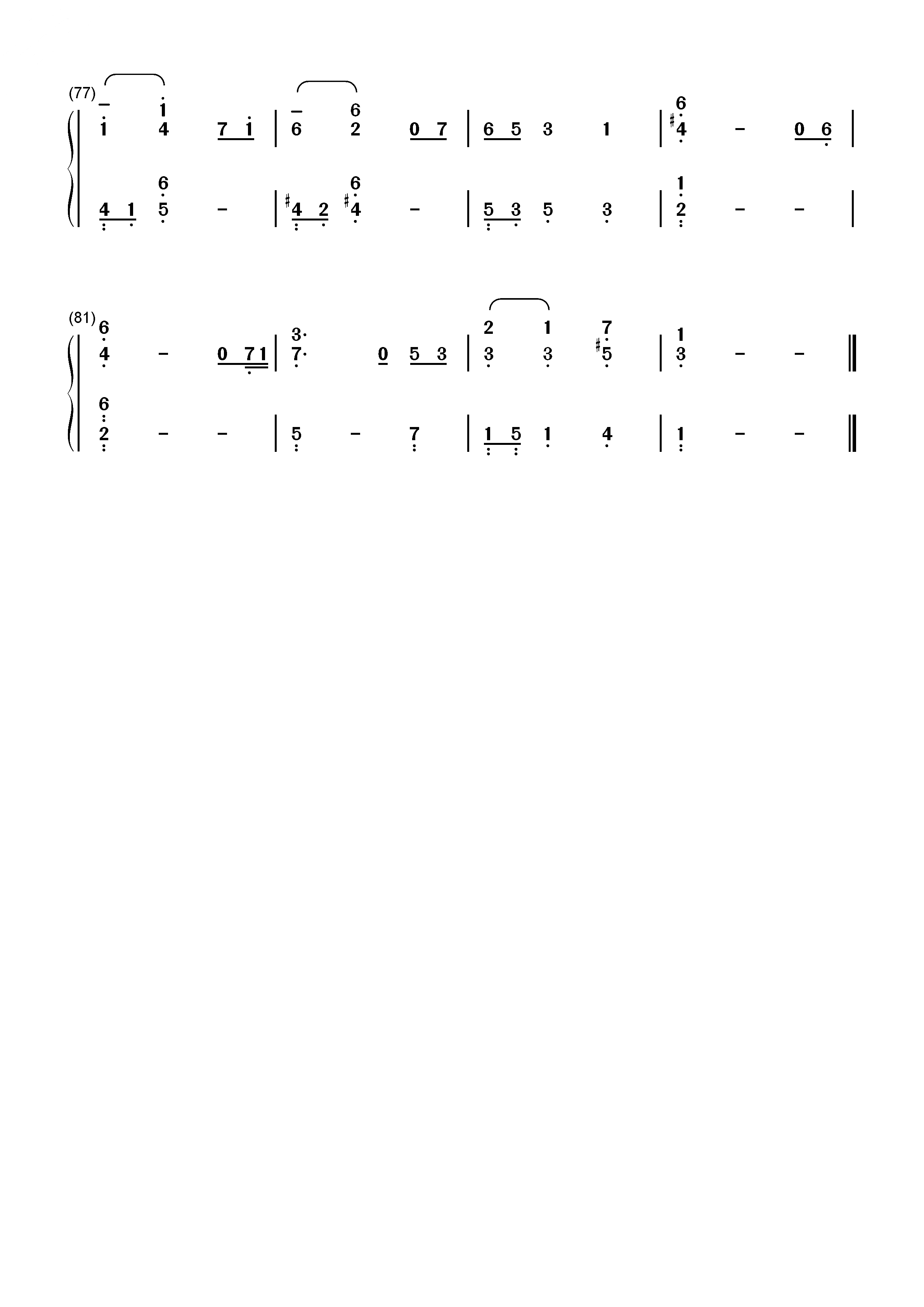 Amar Pelos Dois-Salvador Sobral双手简谱预览5