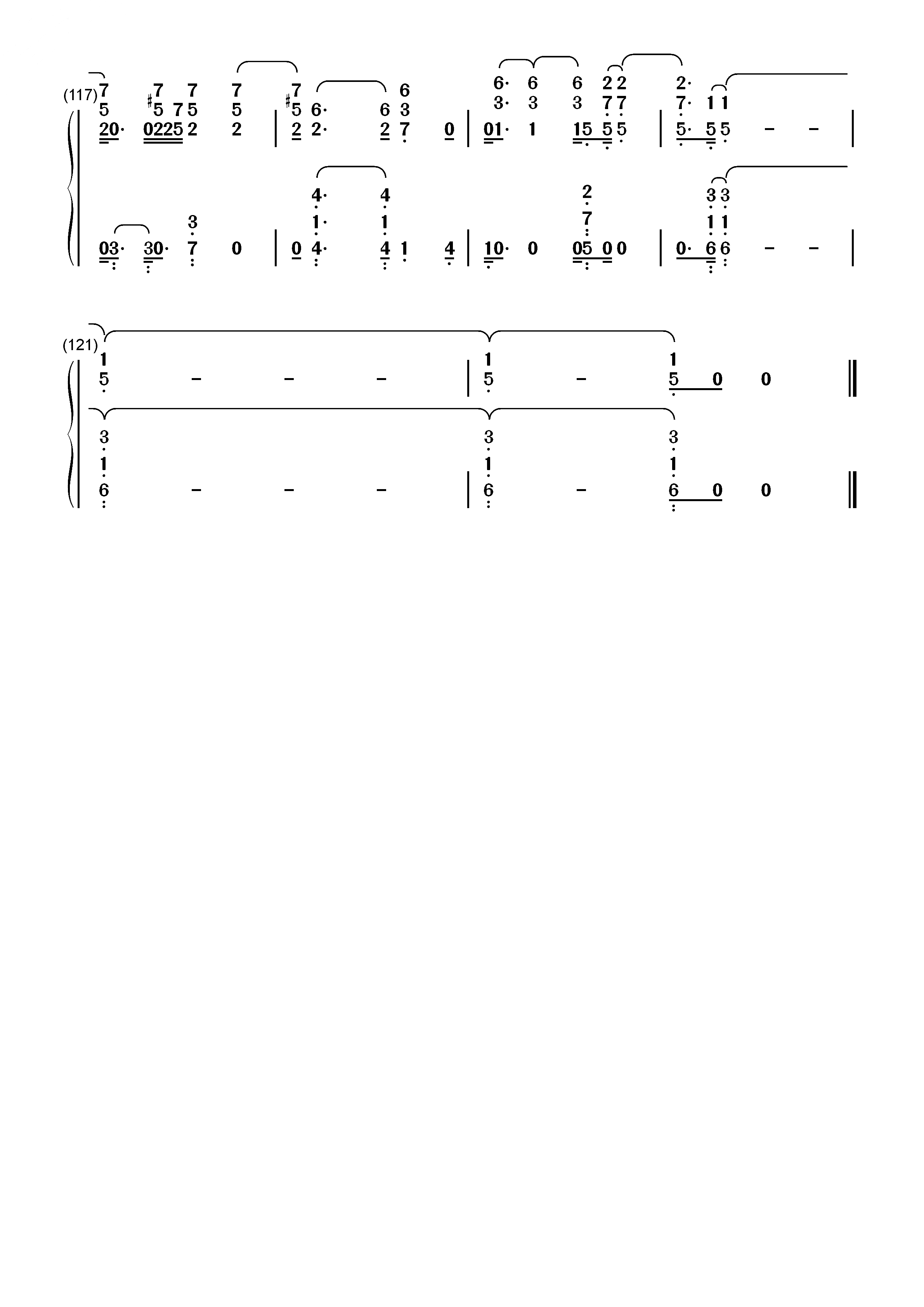 Stay With You-Cheat Codes双手简谱预览7