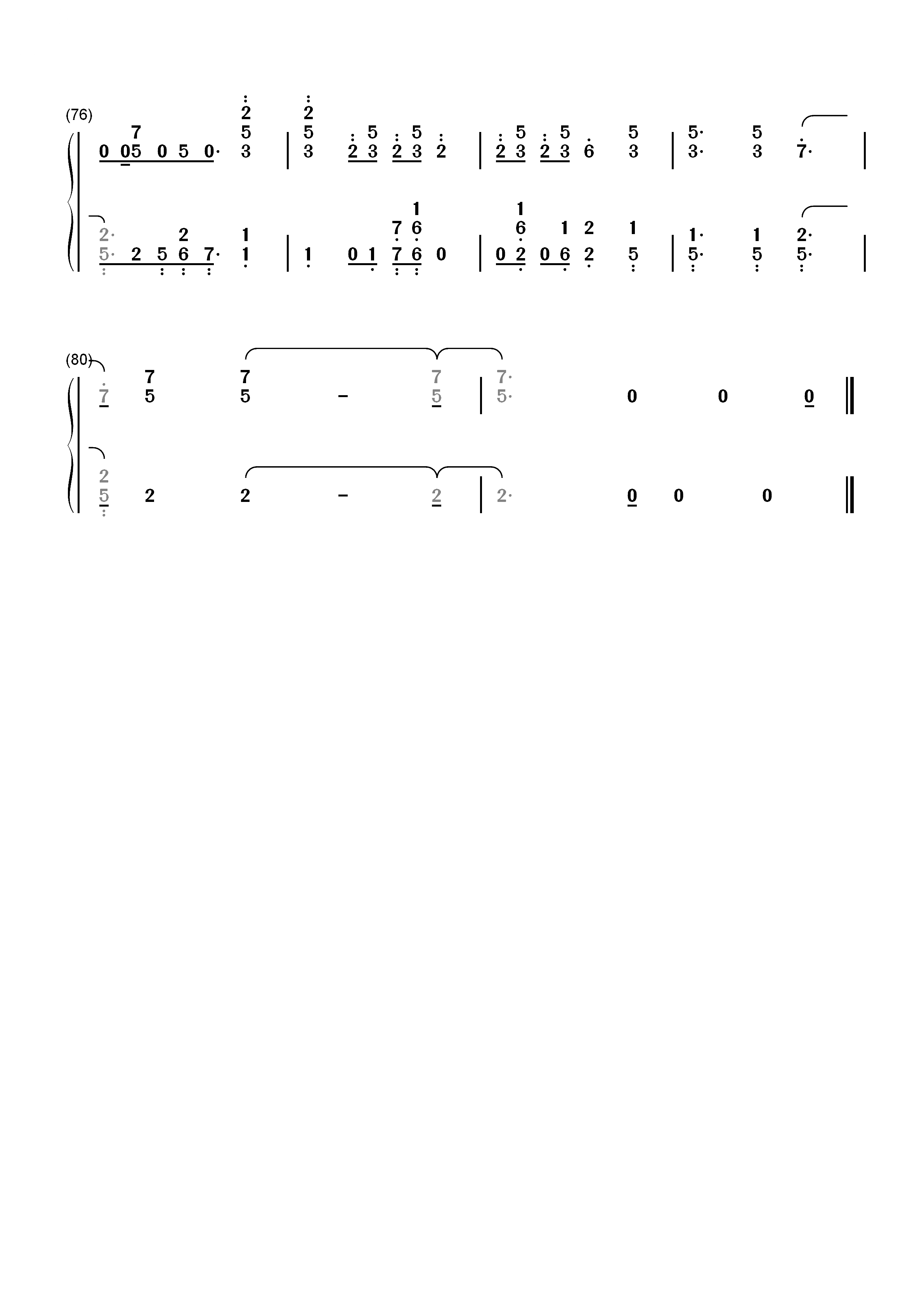 Heatstroke-Calvin Harris双手简谱预览6