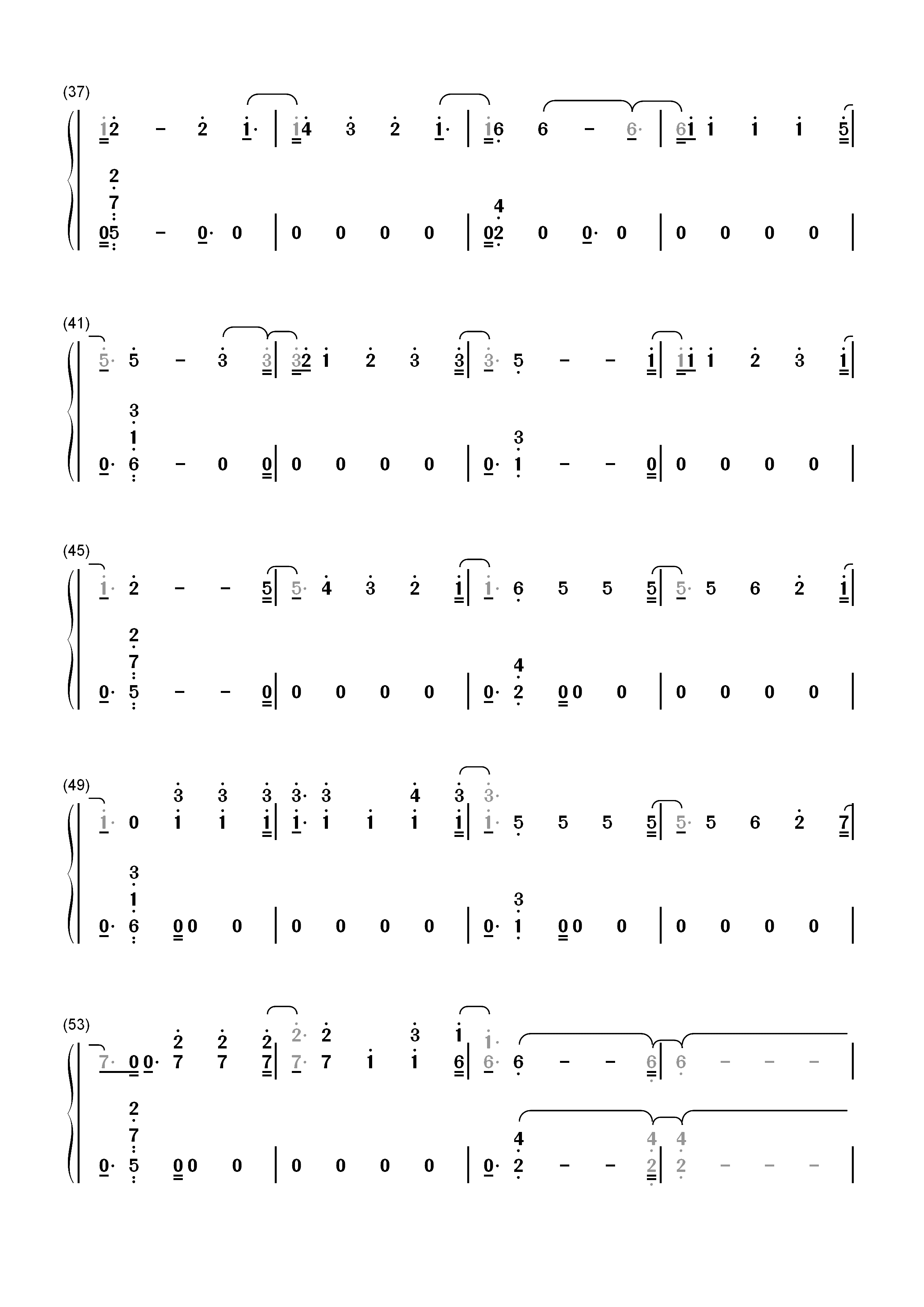 Too Good at Goodbyes-Sam Smith双手简谱预览3