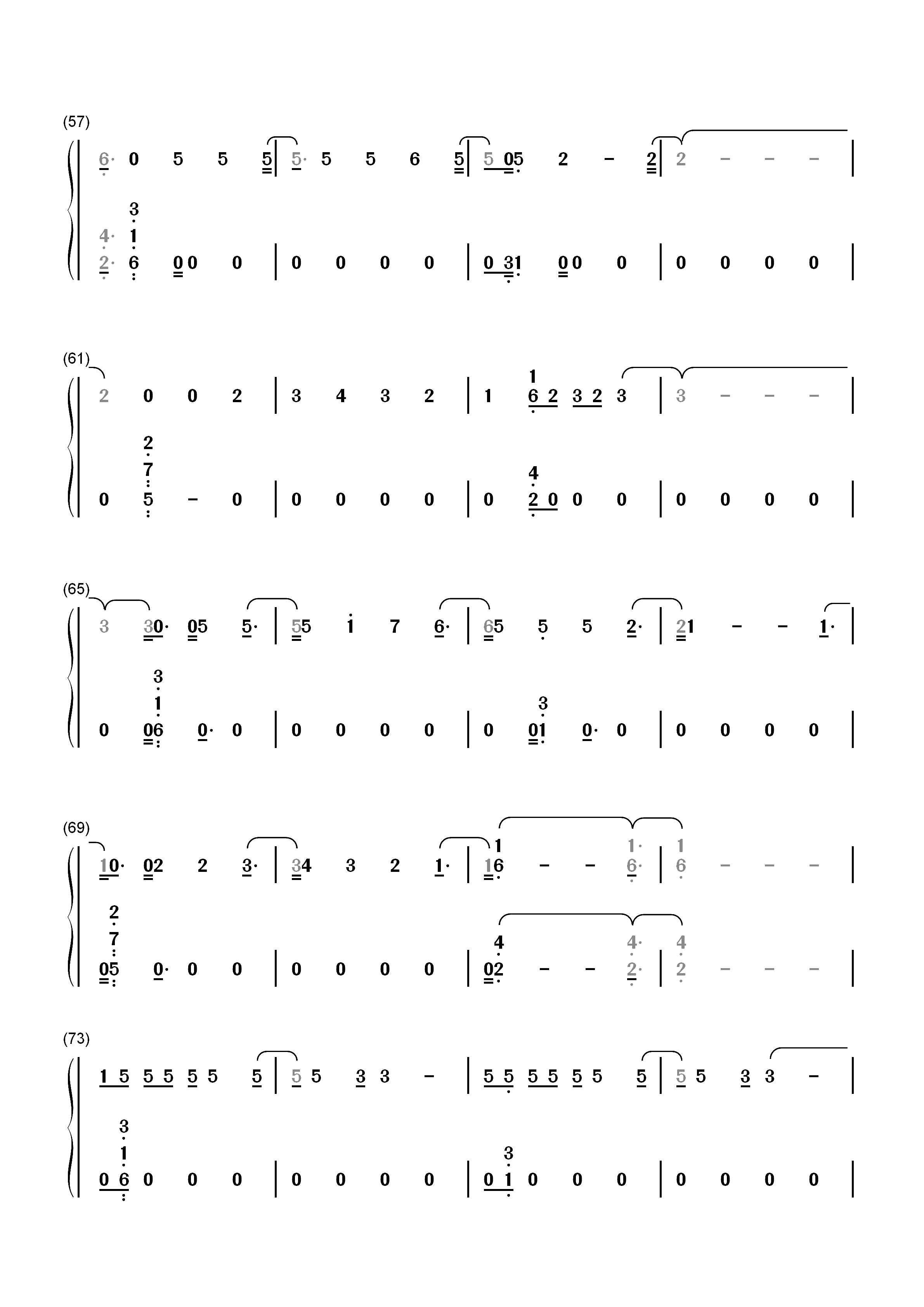 Too Good at Goodbyes-Sam Smith双手简谱预览4