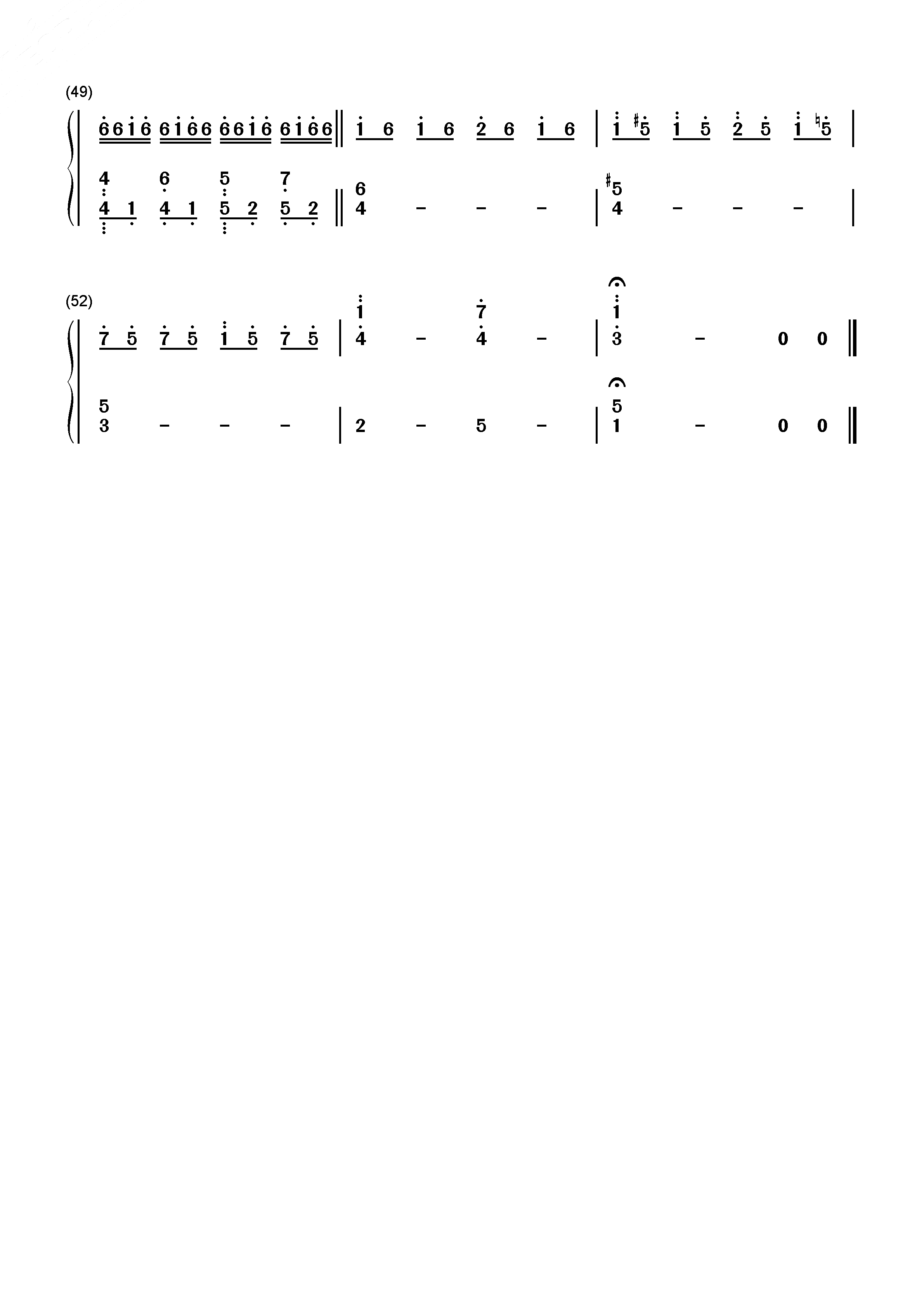 恋をしたのは-声之形主题曲双手简谱预览4