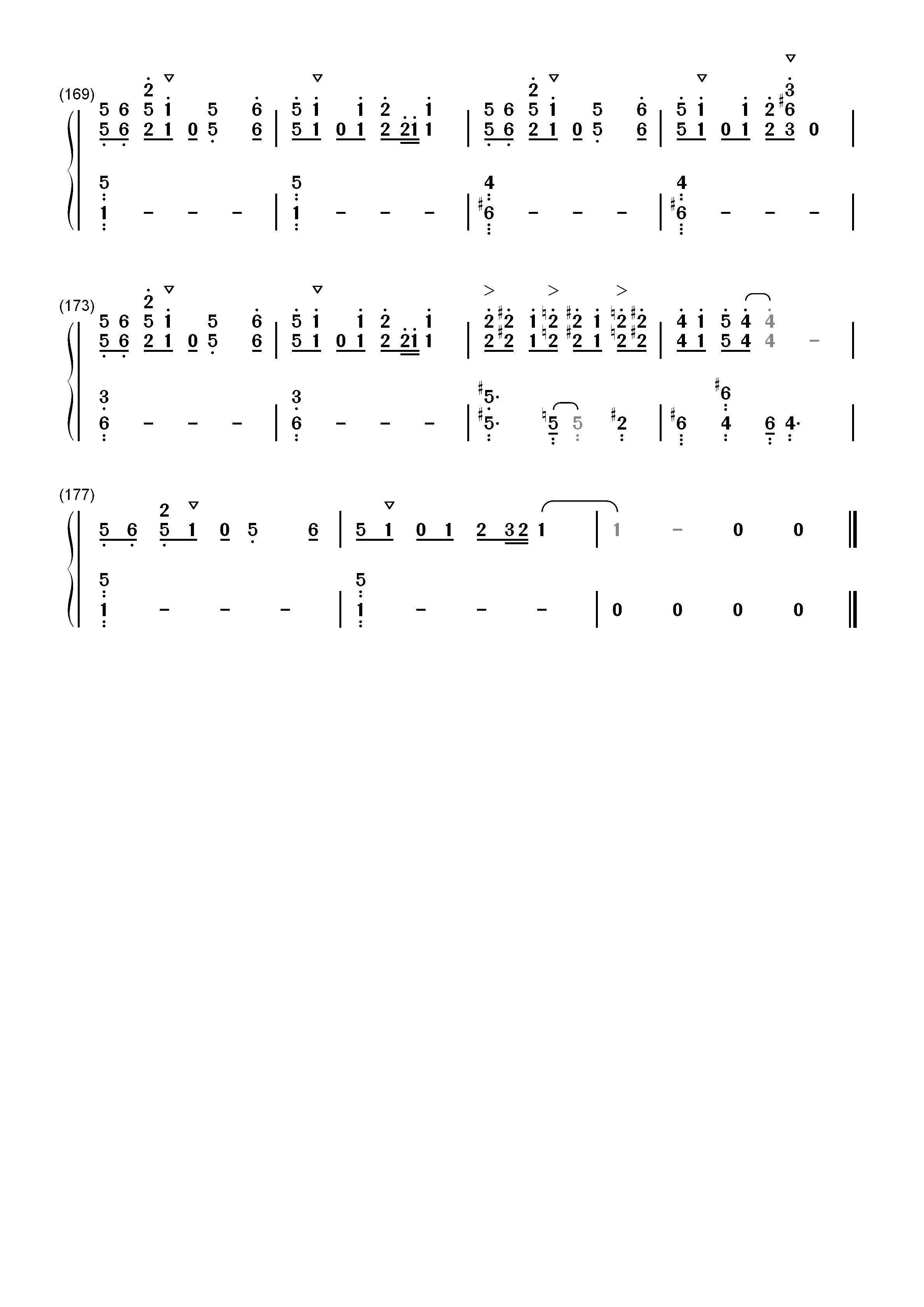 だってアタシのヒーロー-我的英雄学院第二季ED双手简谱预览10