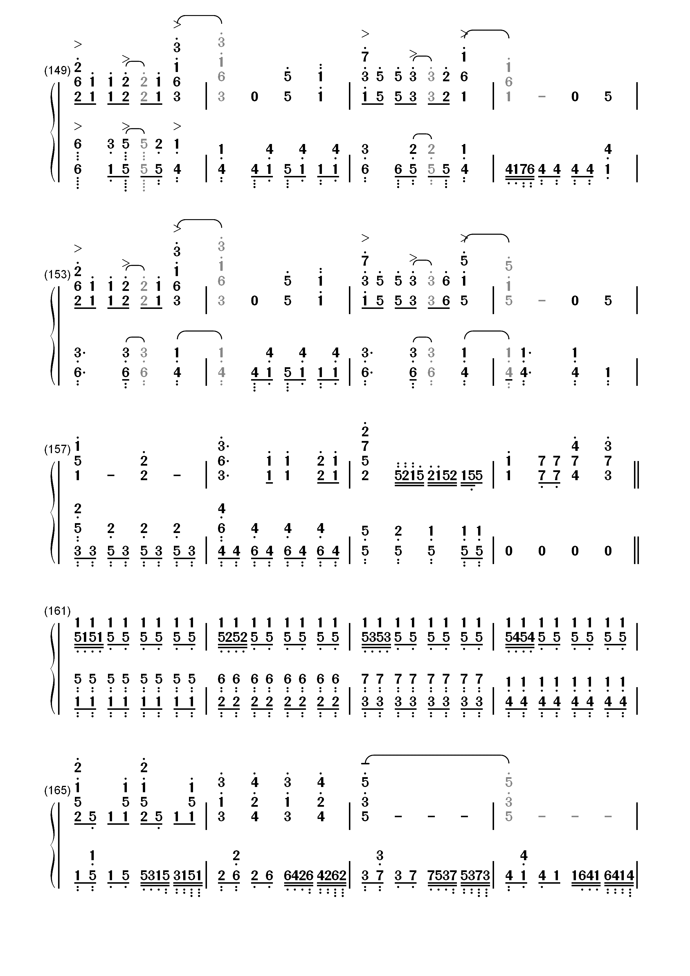 だってアタシのヒーロー-我的英雄学院第二季ED双手简谱预览9