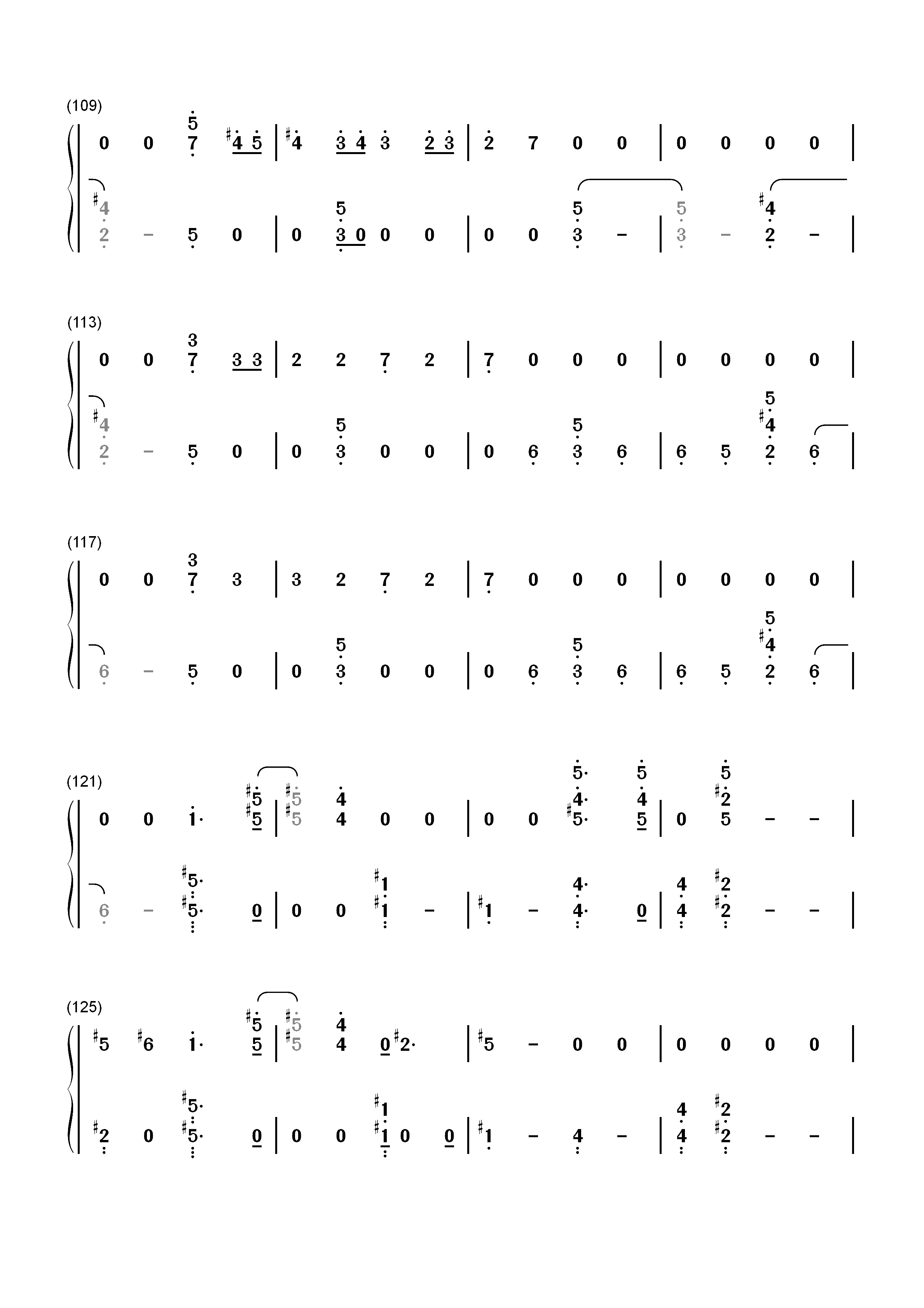 Can You See-圣诞星OST双手简谱预览6