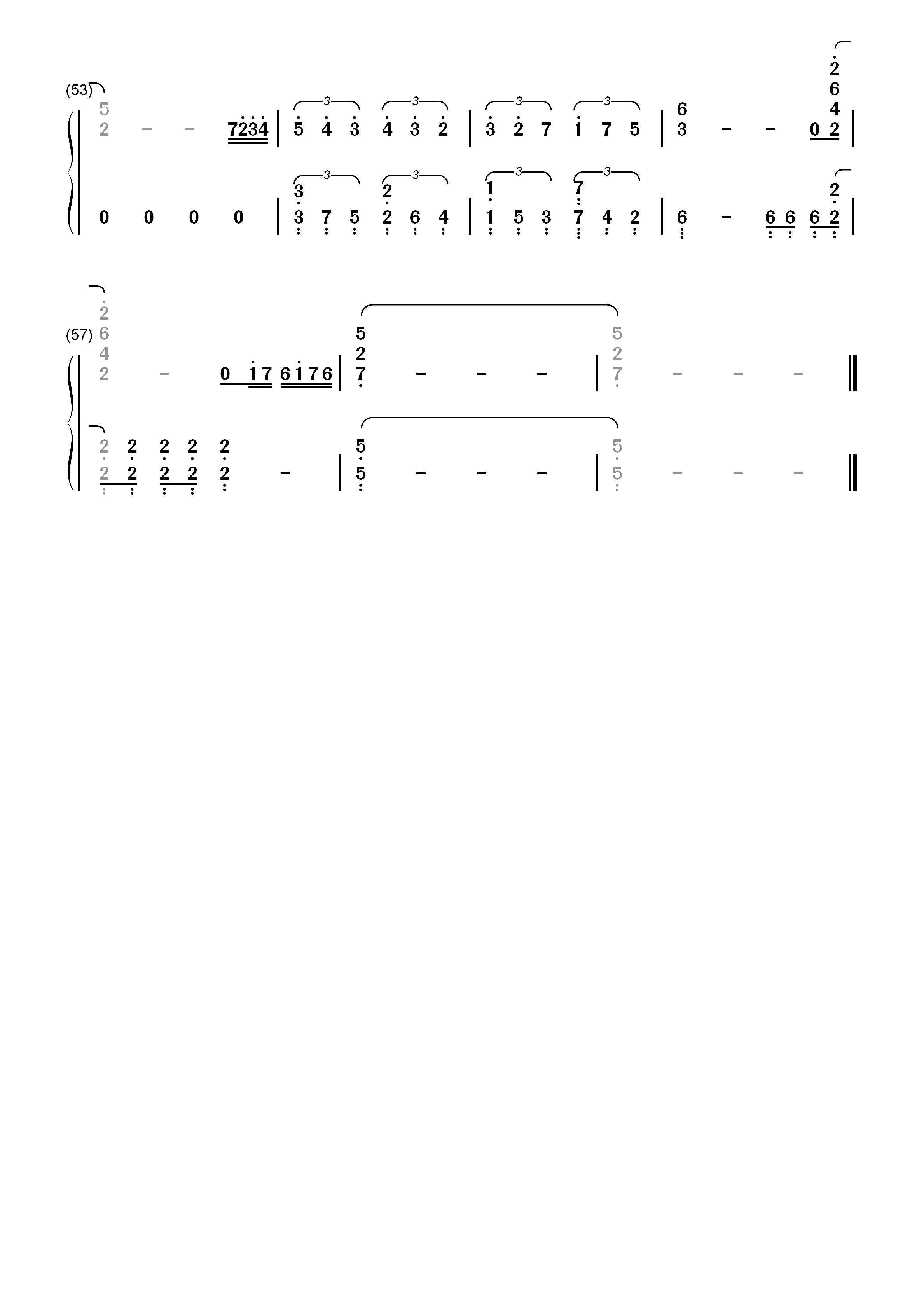 アザレア-Citrus OP双手简谱预览4