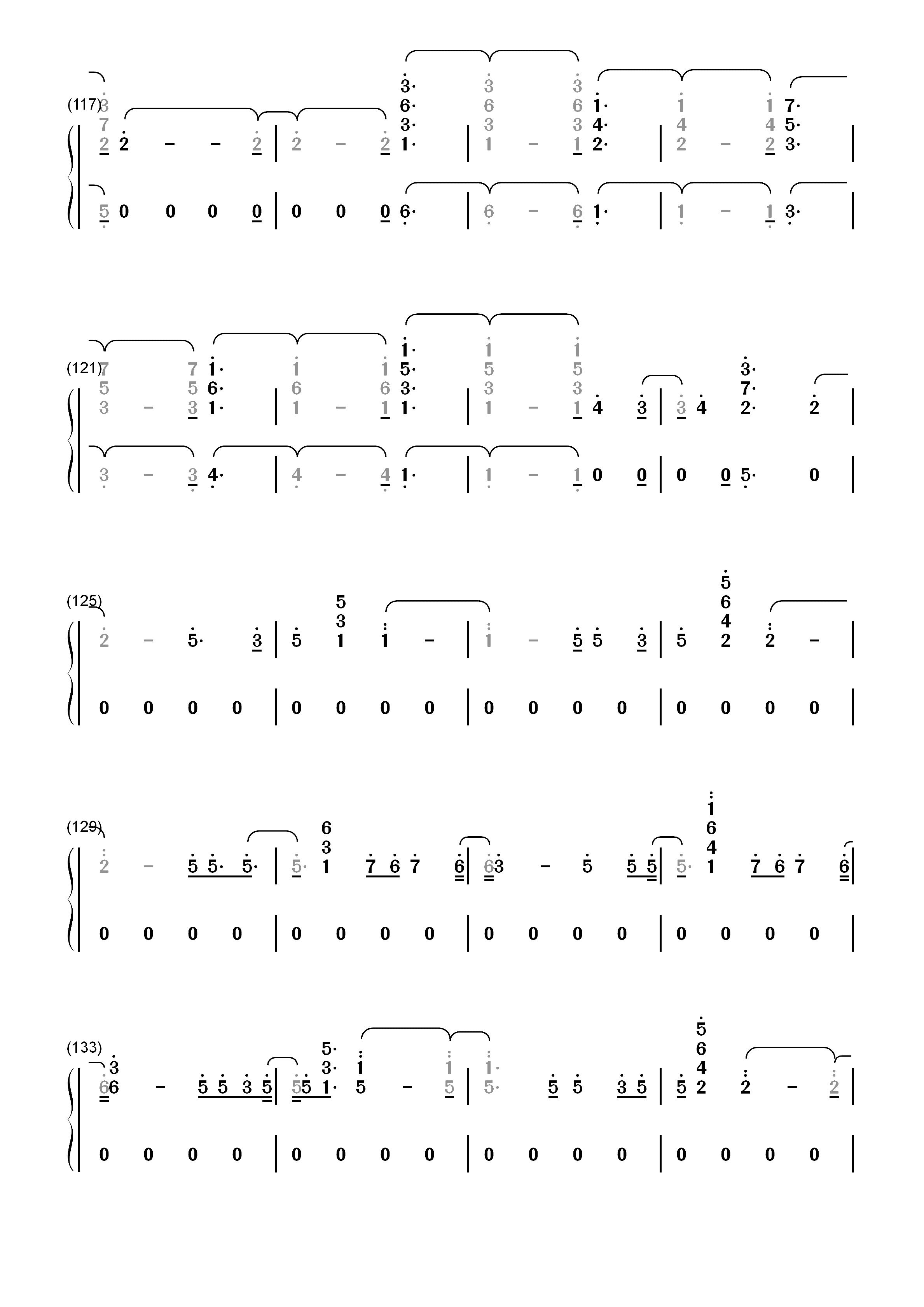 Capital Letters-五十度飞插曲双手简谱预览7