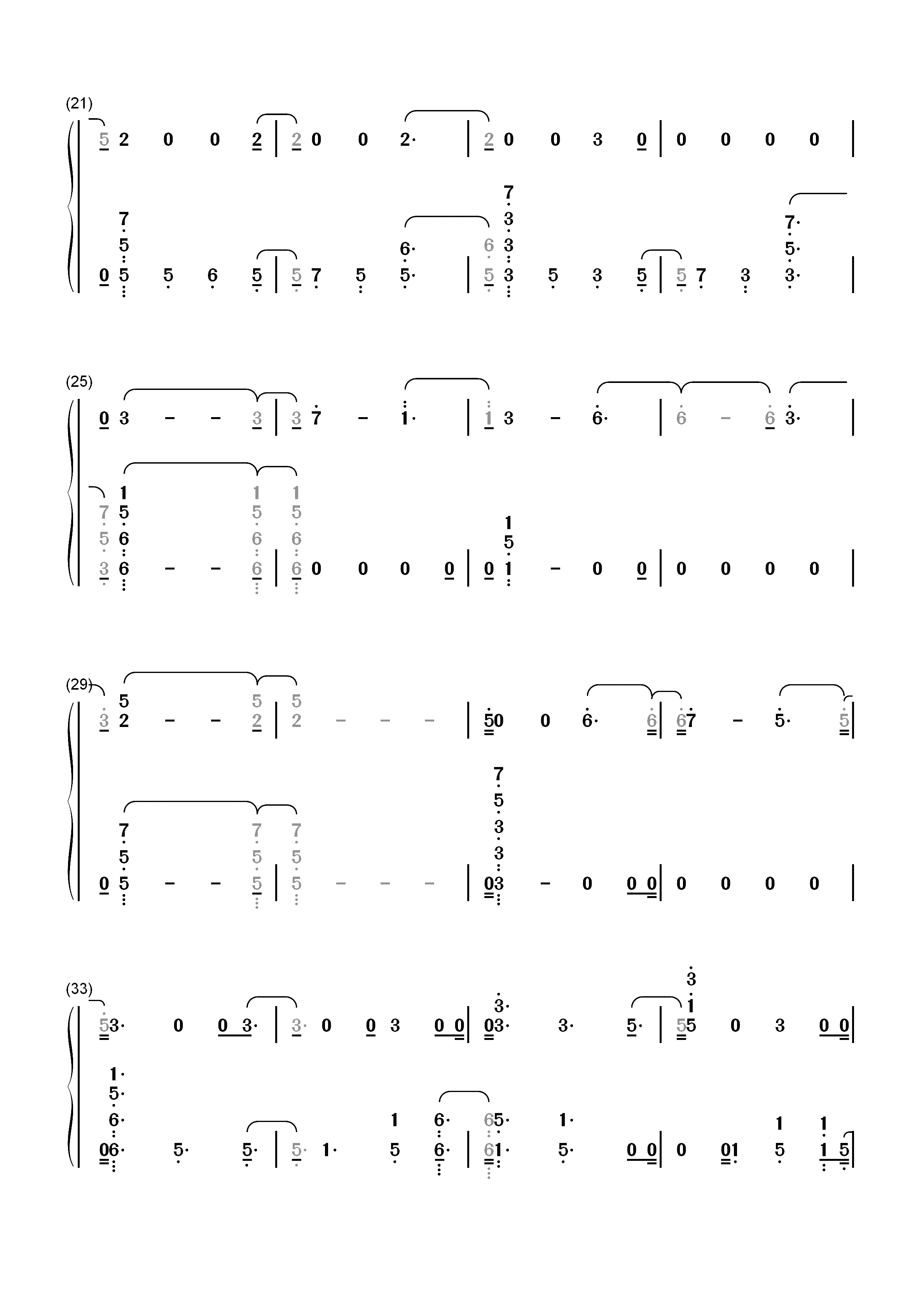 The Champion-Carrie Underwood ft Ludacris双手简谱预览2