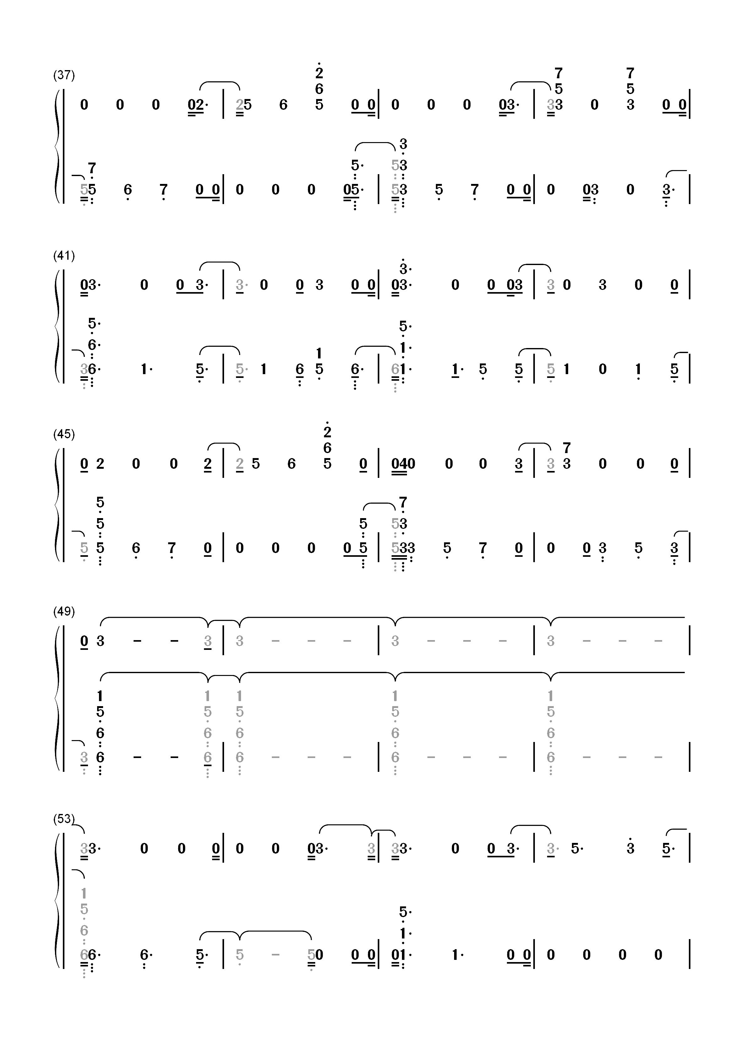 The Champion-Carrie Underwood ft Ludacris双手简谱预览3