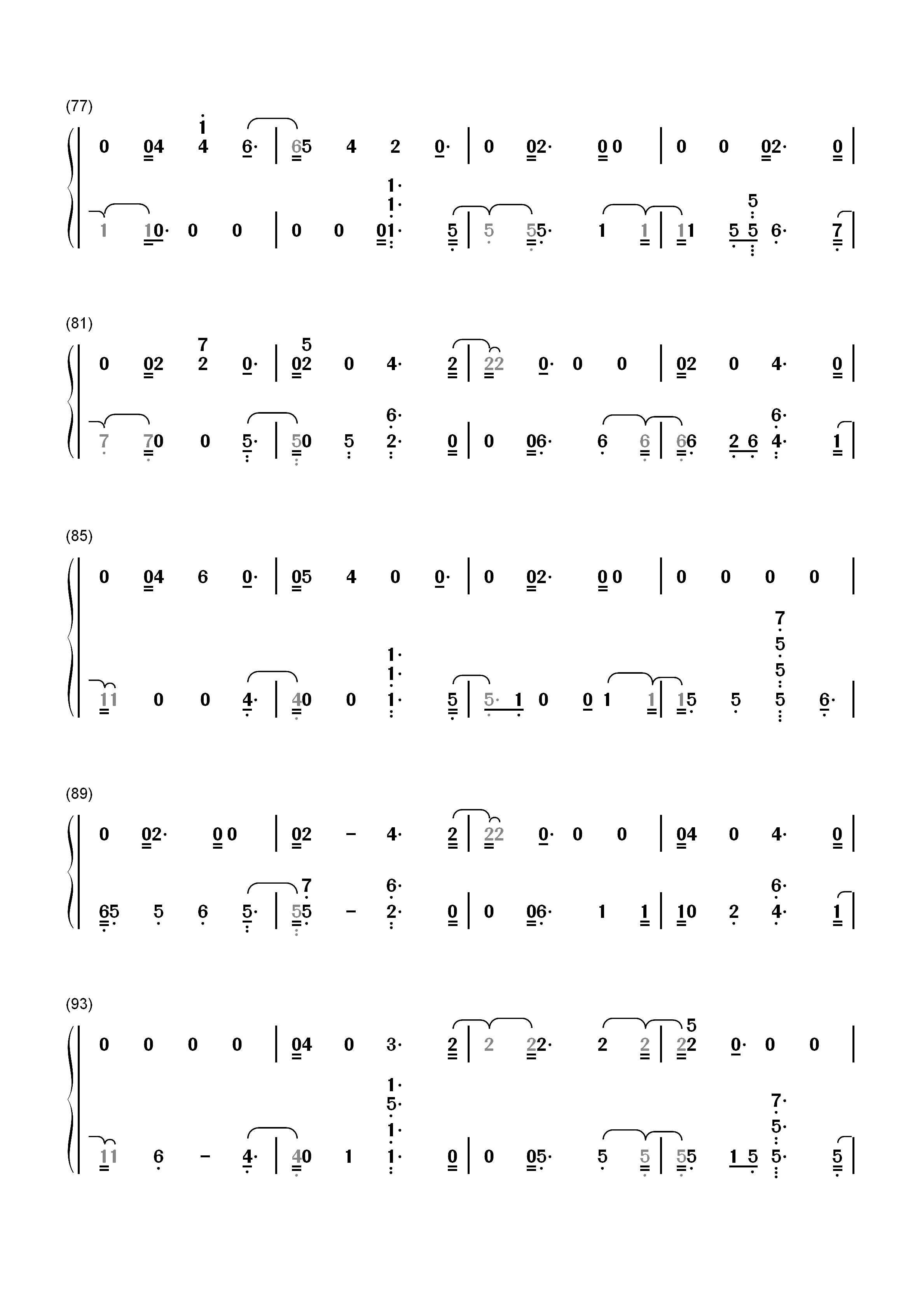 Say Something-Justin Timberlake双手简谱预览5