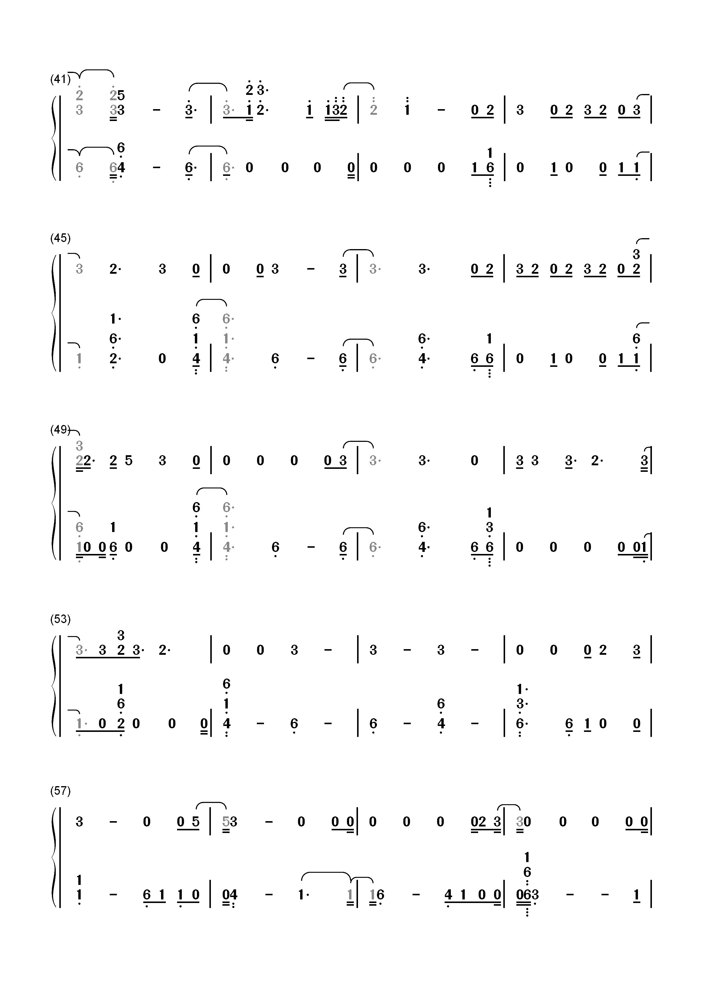 Dont Leave Me-SIGNAL信号长期未解决事件搜查组主题曲双手简谱预览3