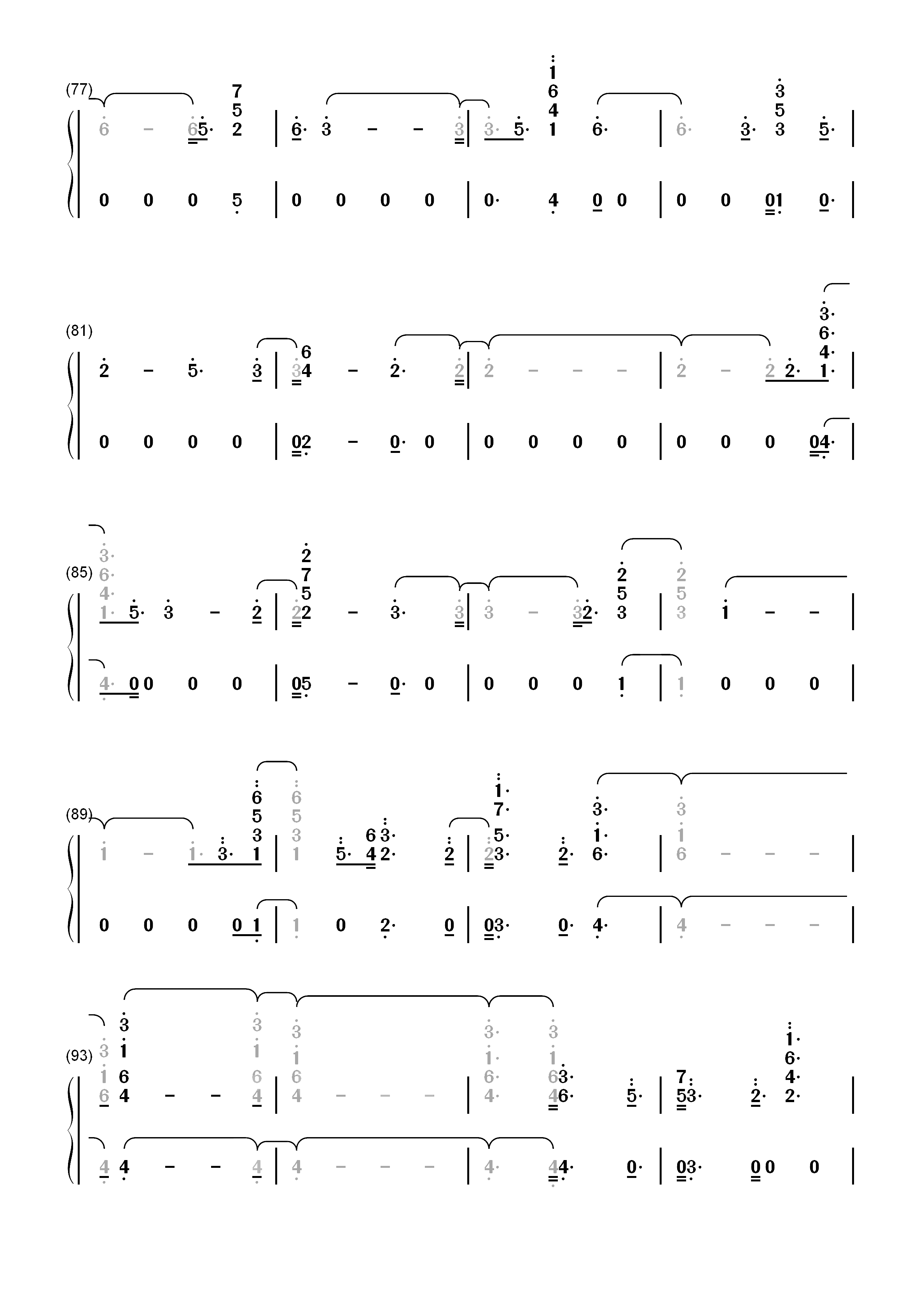 Consequences–Camila Cabello双手简谱预览5