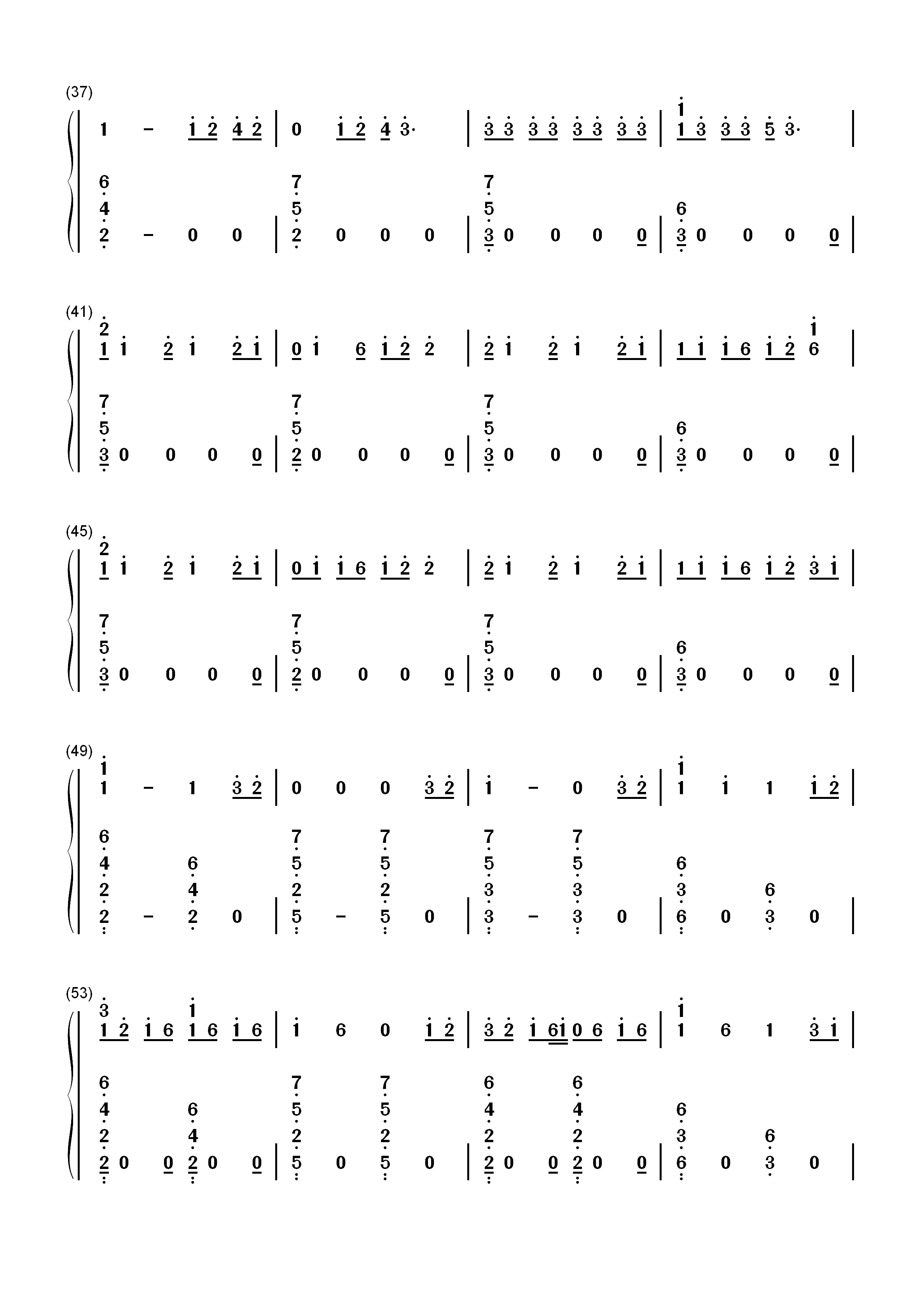 Dawn Of Us-王嘉尔双手简谱预览3