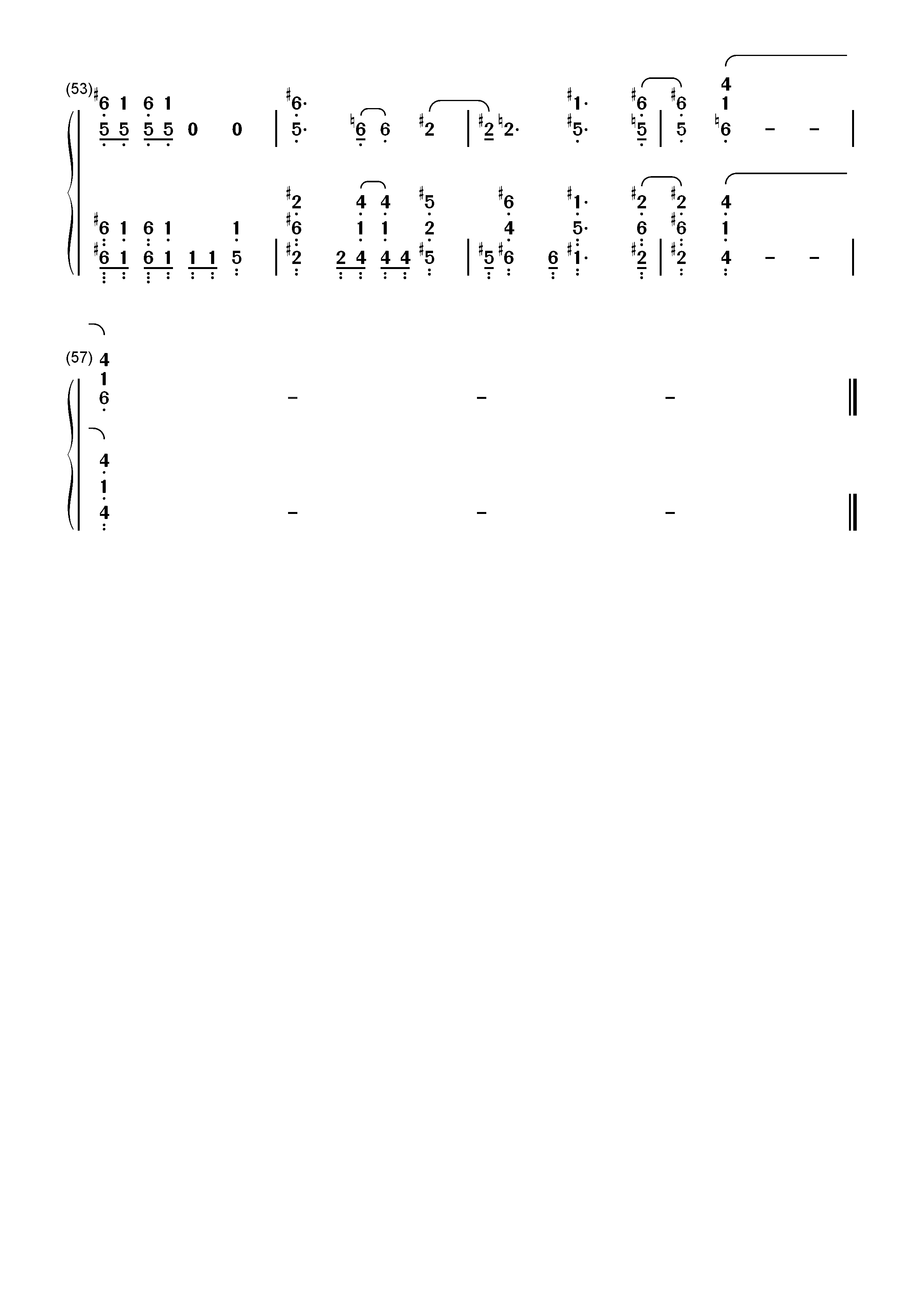 Its all in the game-BORUTO火影新世代OP3双手简谱预览4