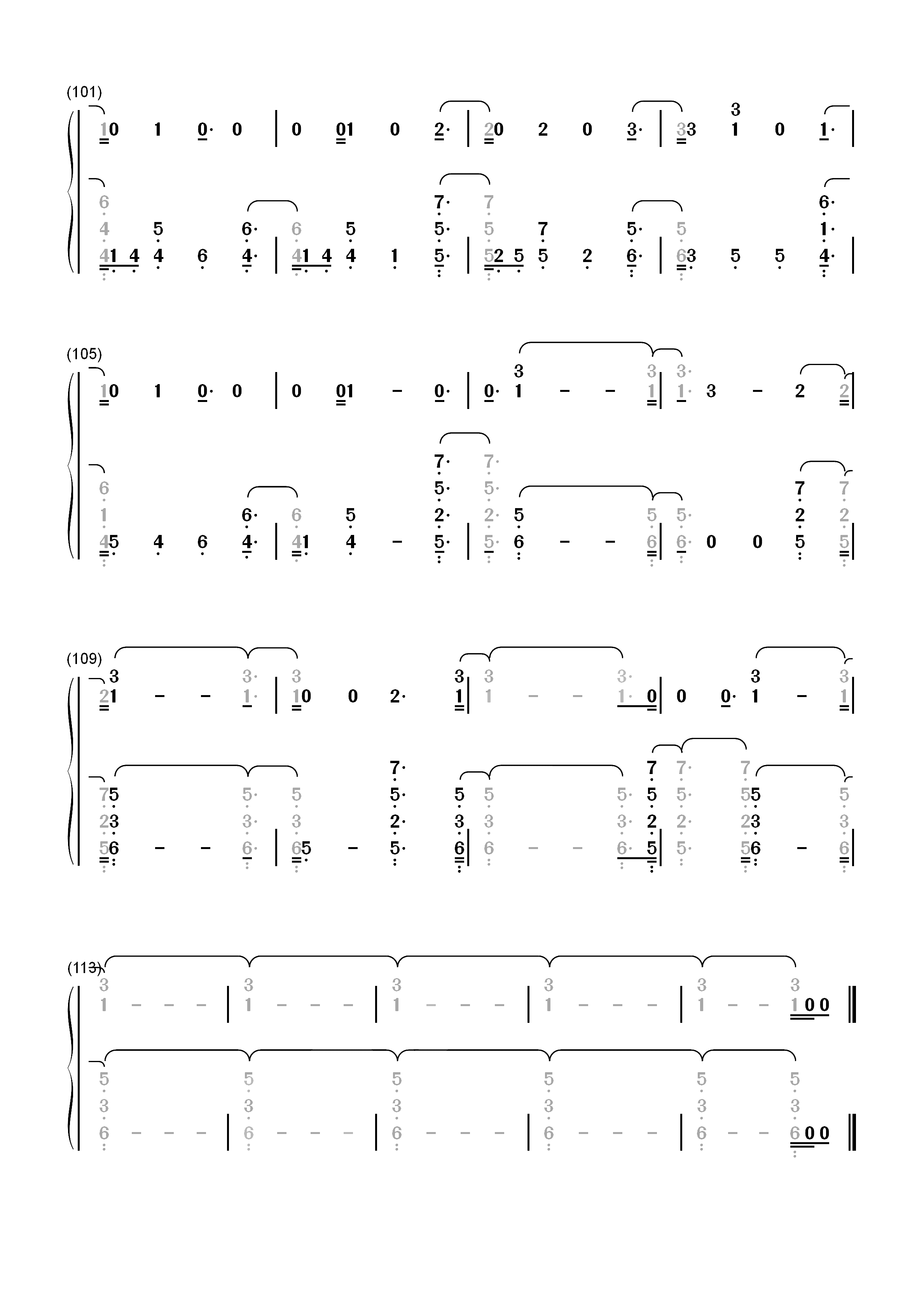 Wild Love-James Bay双手简谱预览6