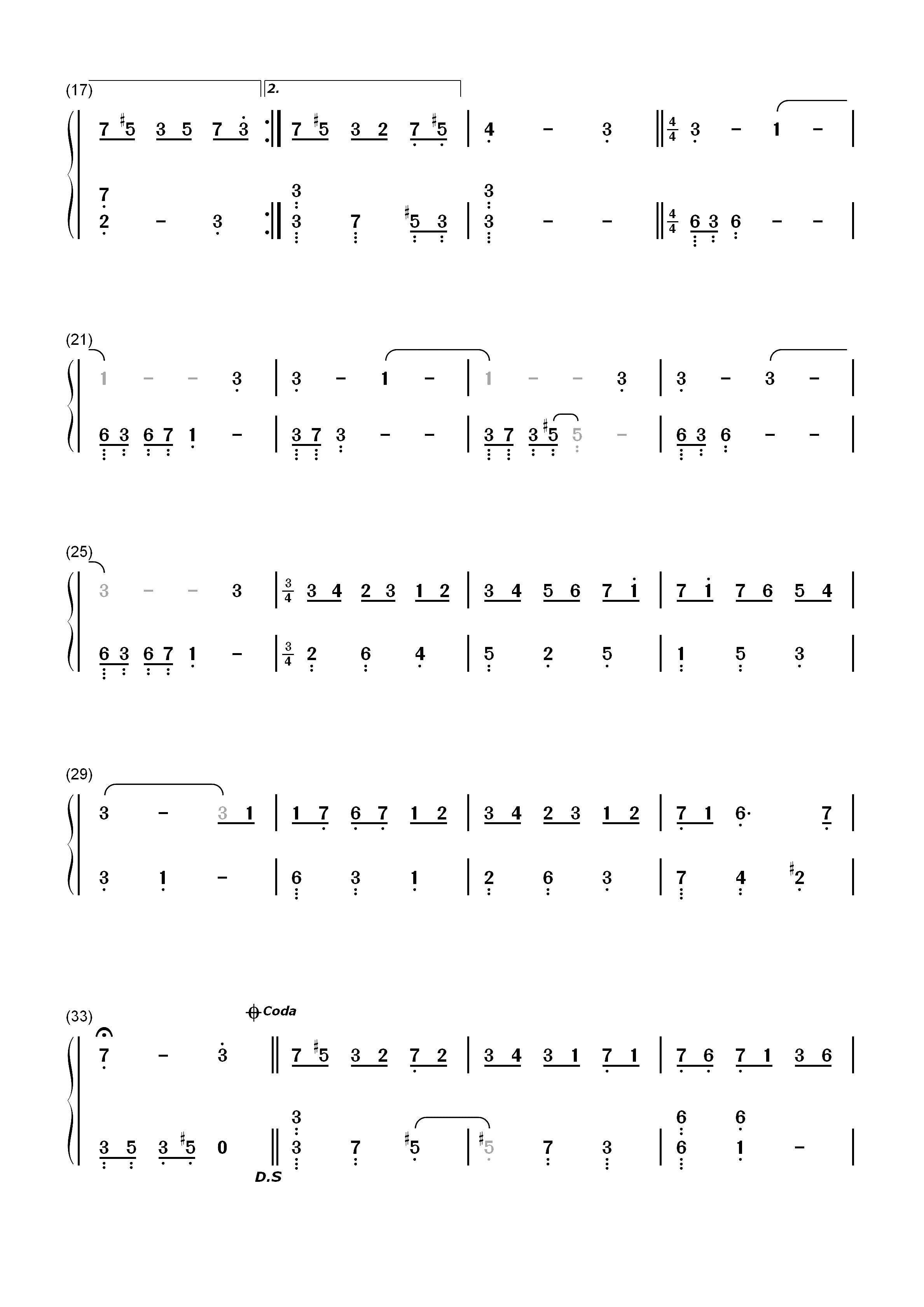 Beethovens Silence-Ernesto Cortazar双手简谱预览2