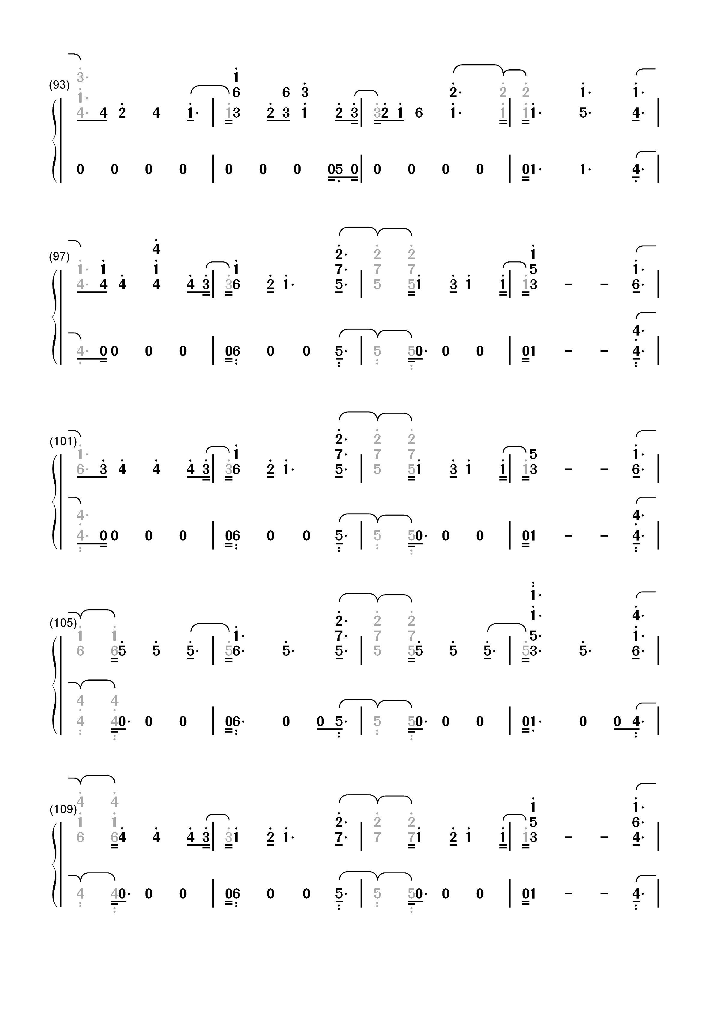 Dont Say You Love Me-Fifth Harmony双手简谱预览5